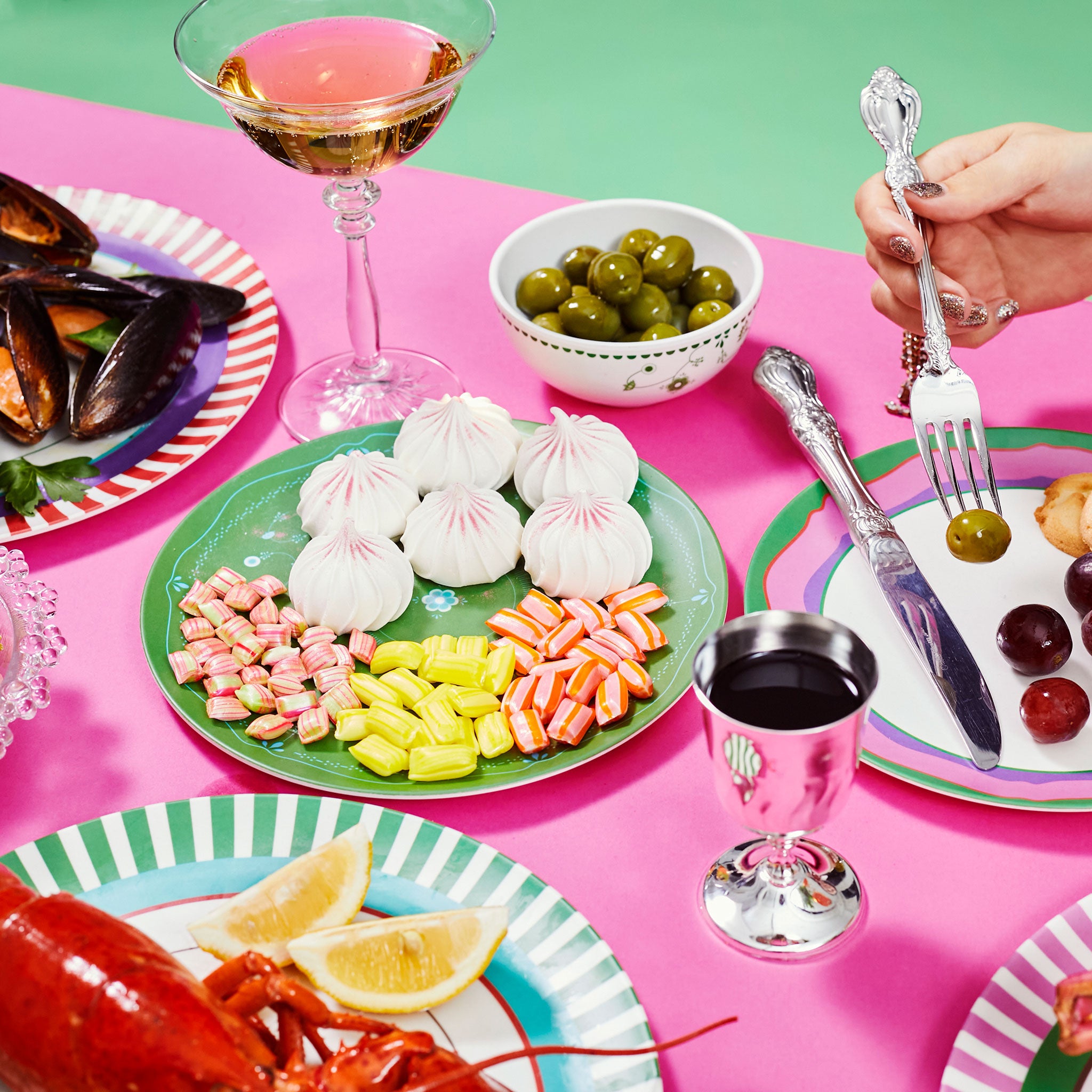 MITSUKO:Bowl / Purple Blossom (φ10.5cm)