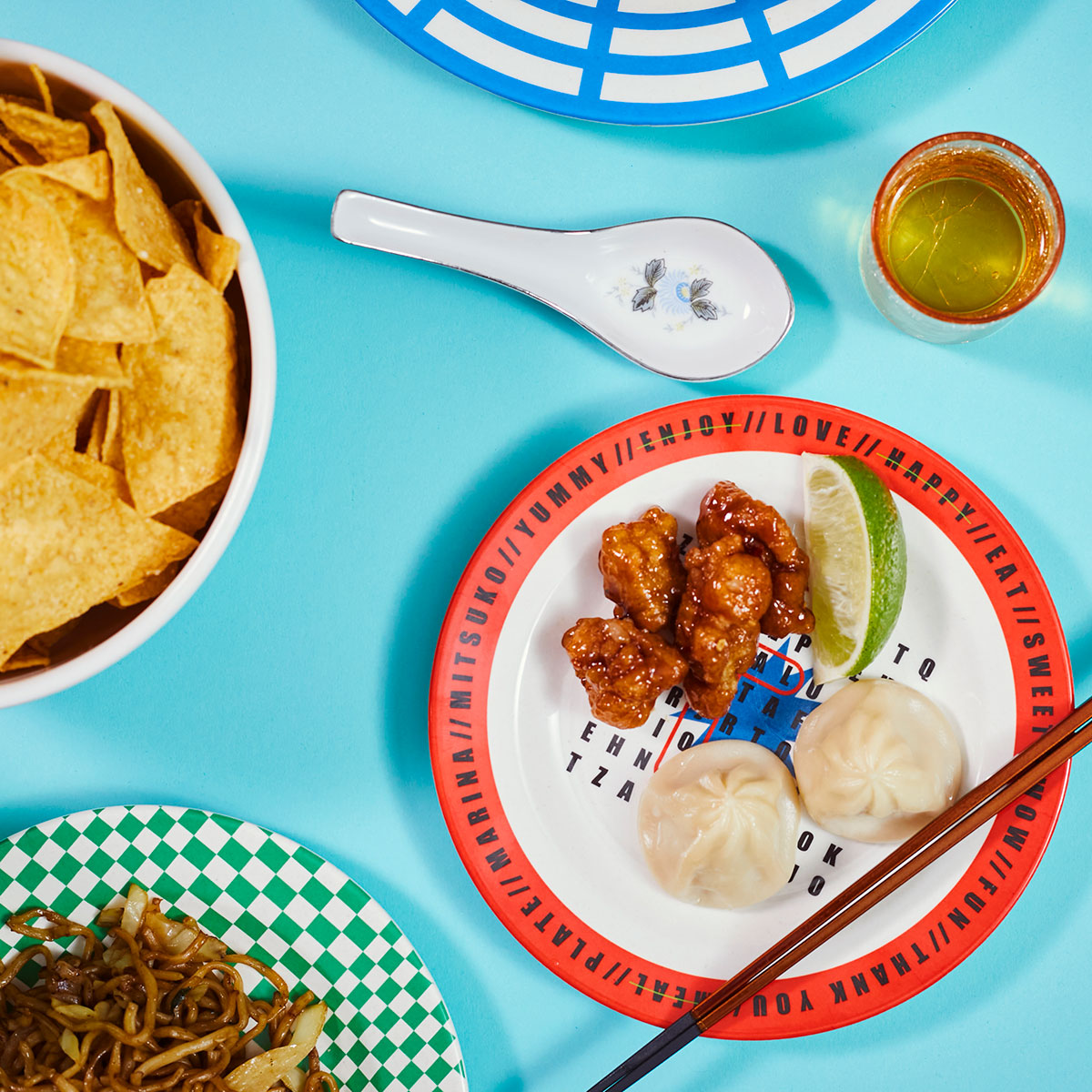 MARINA:Side Plate / Word Puzzle (φ17.4cm)