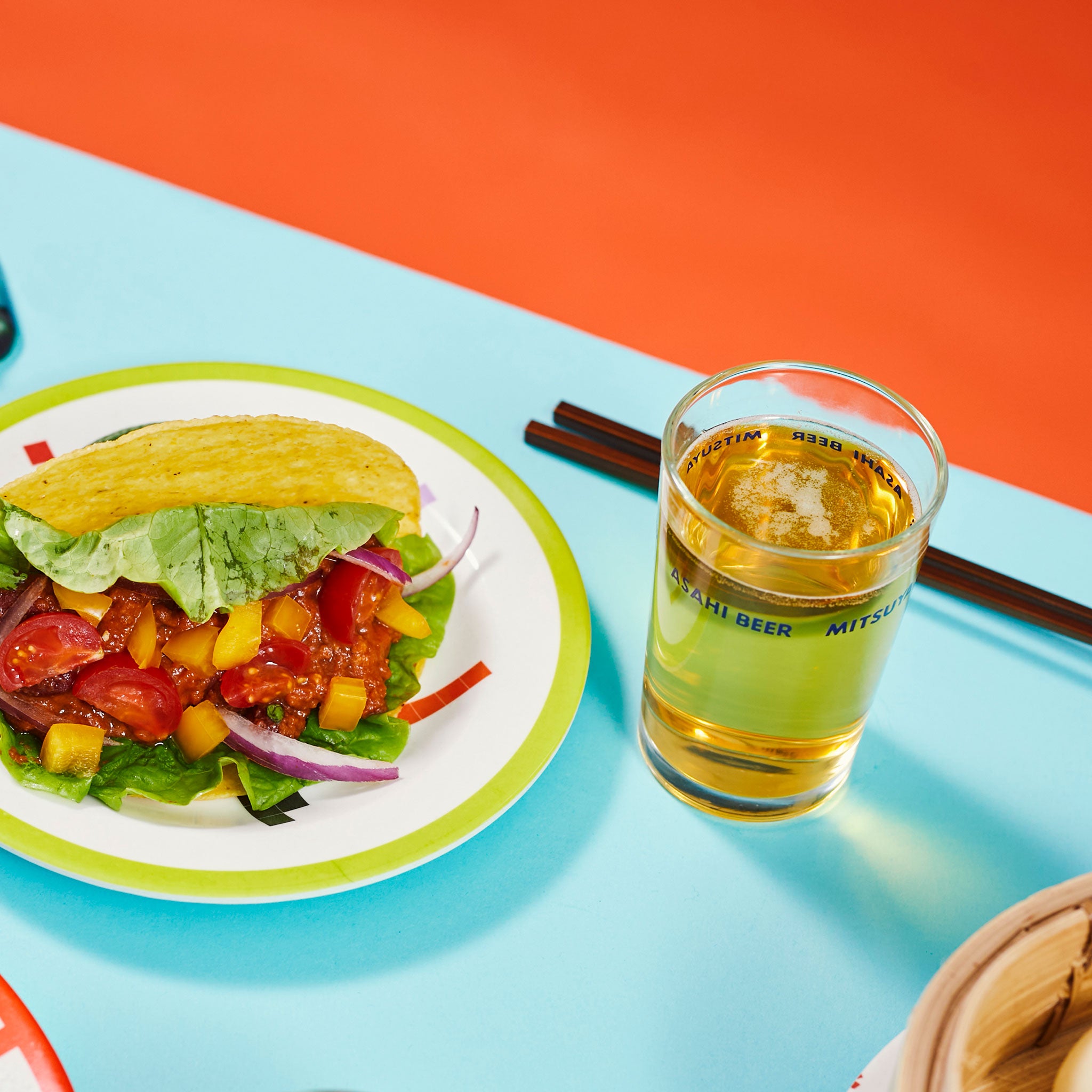 GLASS - ASAHI BEER・MITSUYA CIDER / BLUE