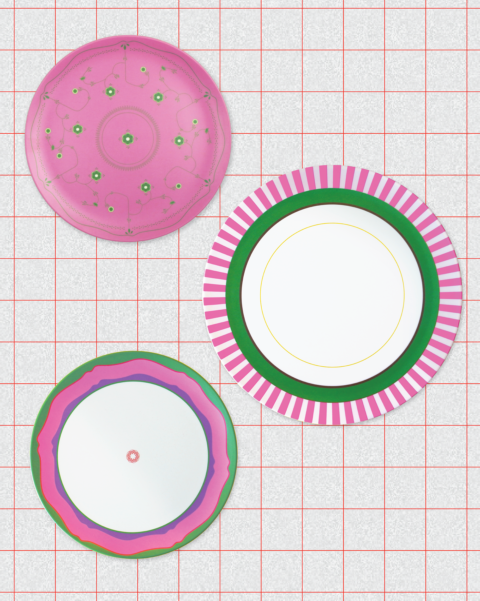 MITSUKO:Side Plate / Pink Blossom (φ20cm)