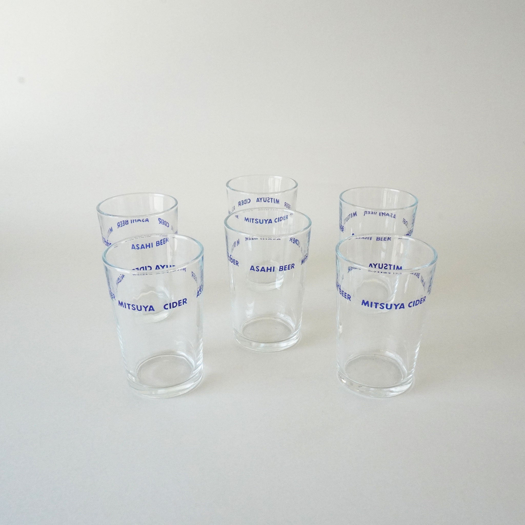 GLASS - ASAHI BEER・MITSUYA CIDER / BLUE