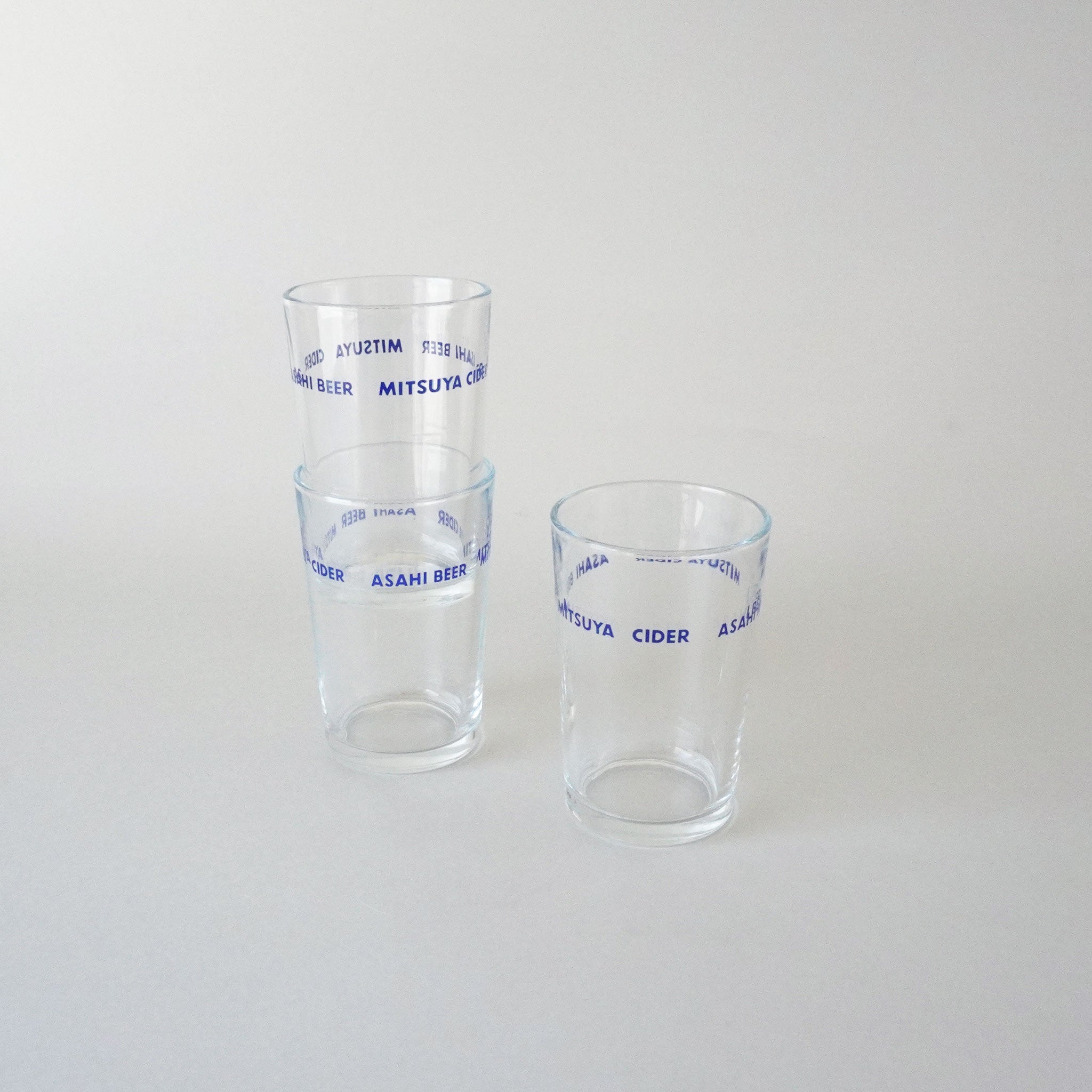 GLASS - ASAHI BEER・MITSUYA CIDER / BLUE