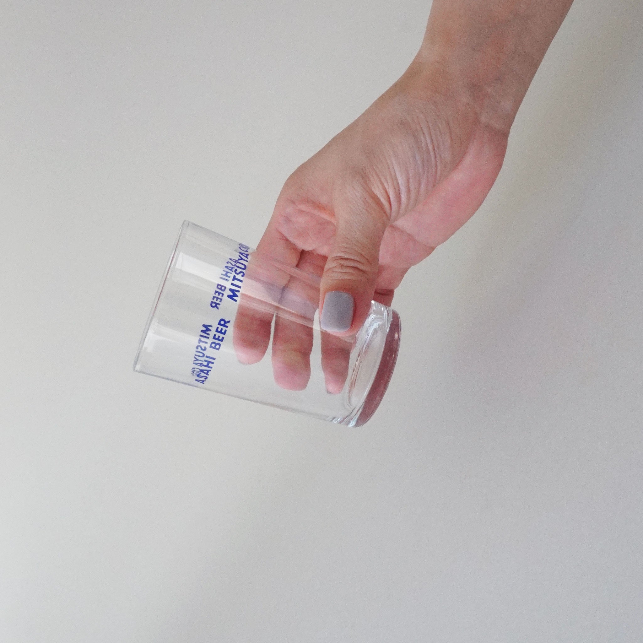 GLASS - ASAHI BEER・MITSUYA CIDER / BLUE