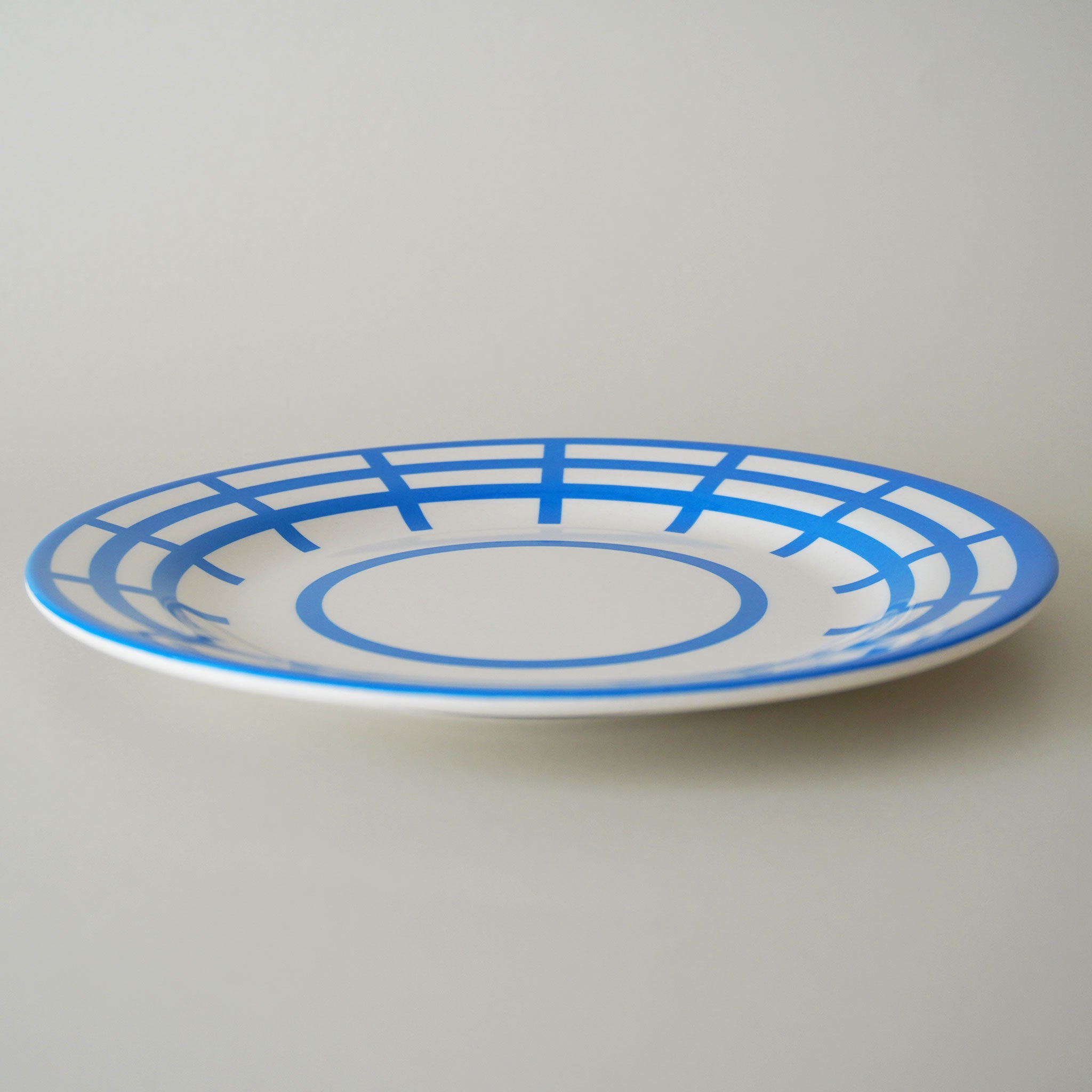 MARINA:Dinner Plate / Blue Basket (φ22.5cm)