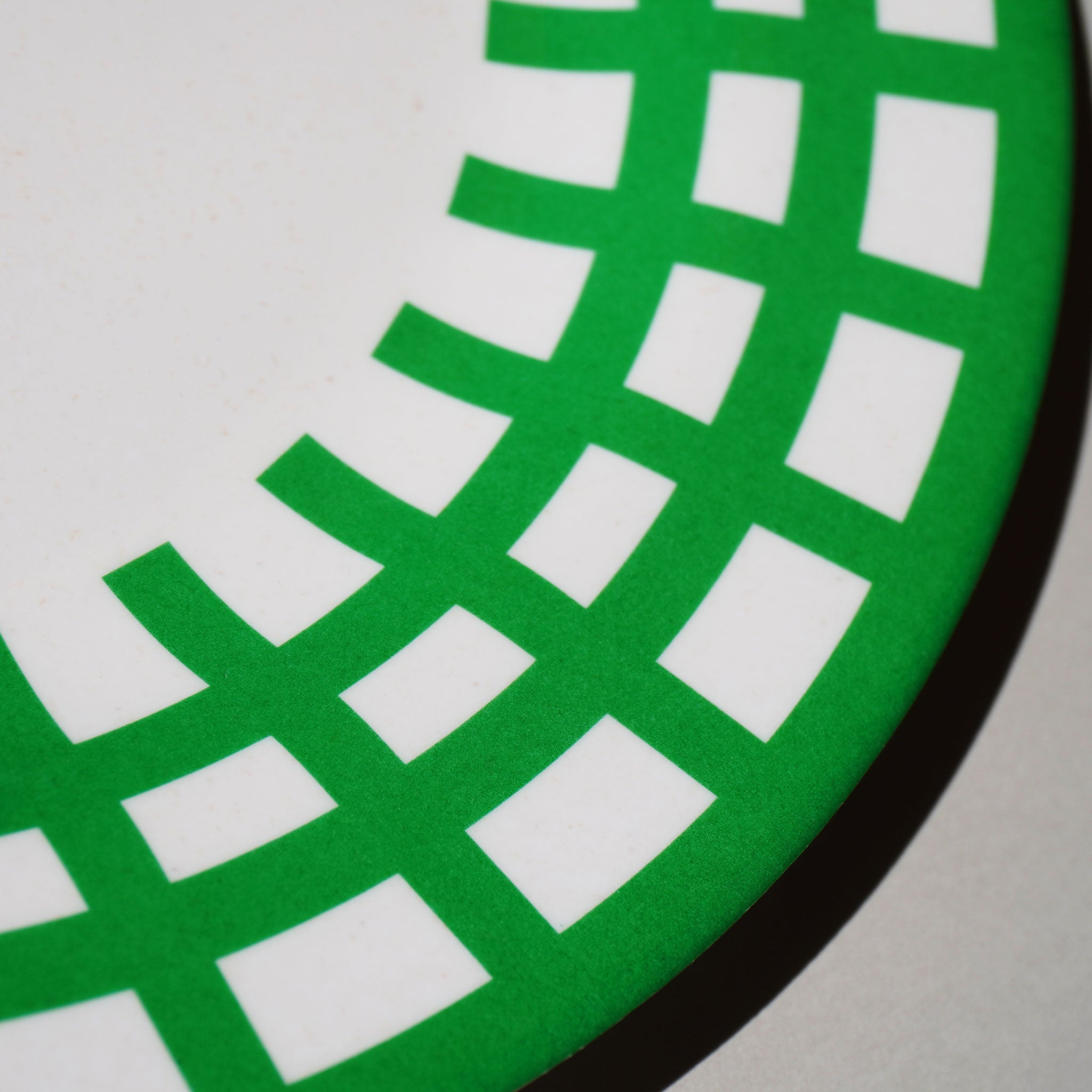 MARINA:Dinner Plate / Green Basket (φ22.5cm)