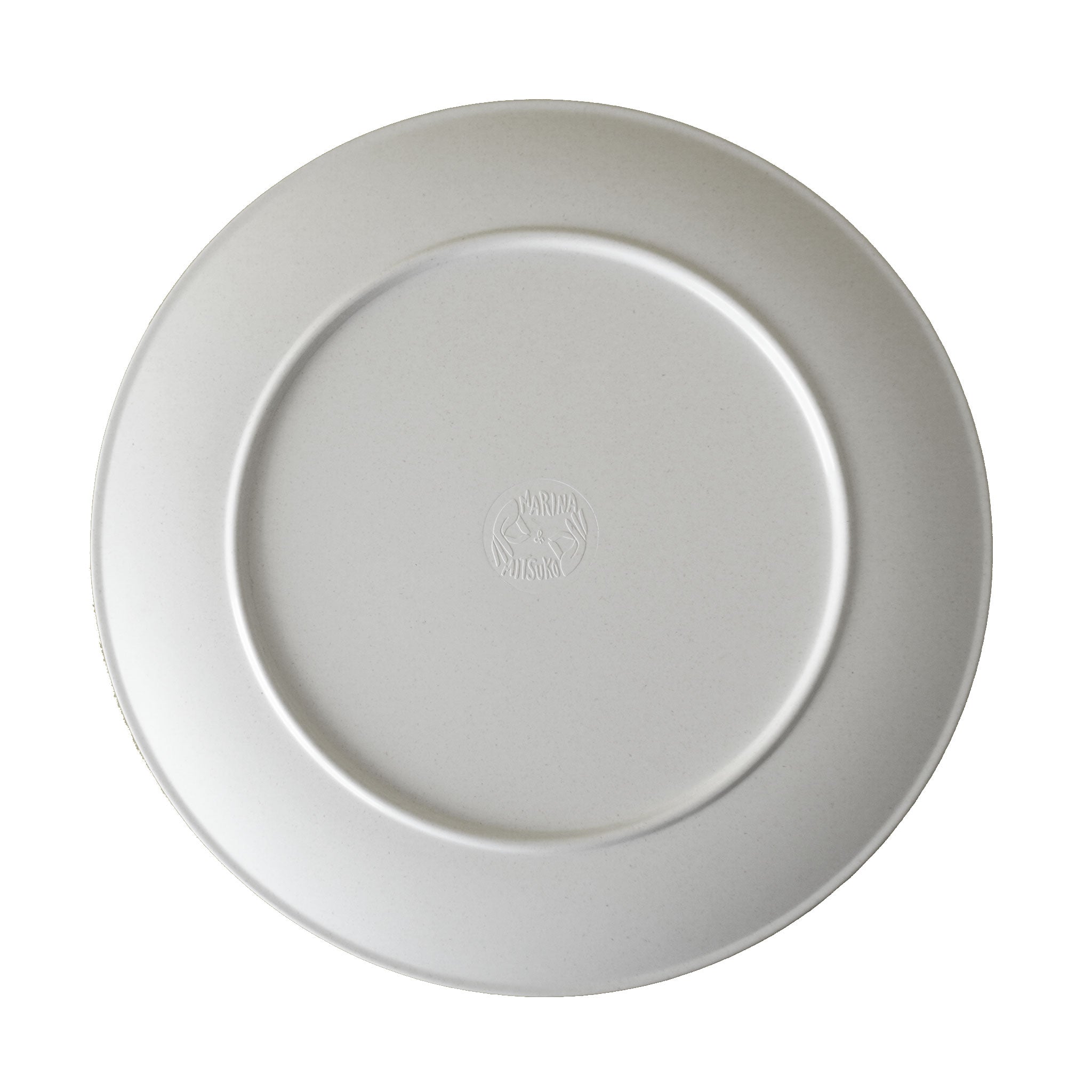 MITSUKO:Dinner Plate / Pink Stripe Rim (φ25cm)