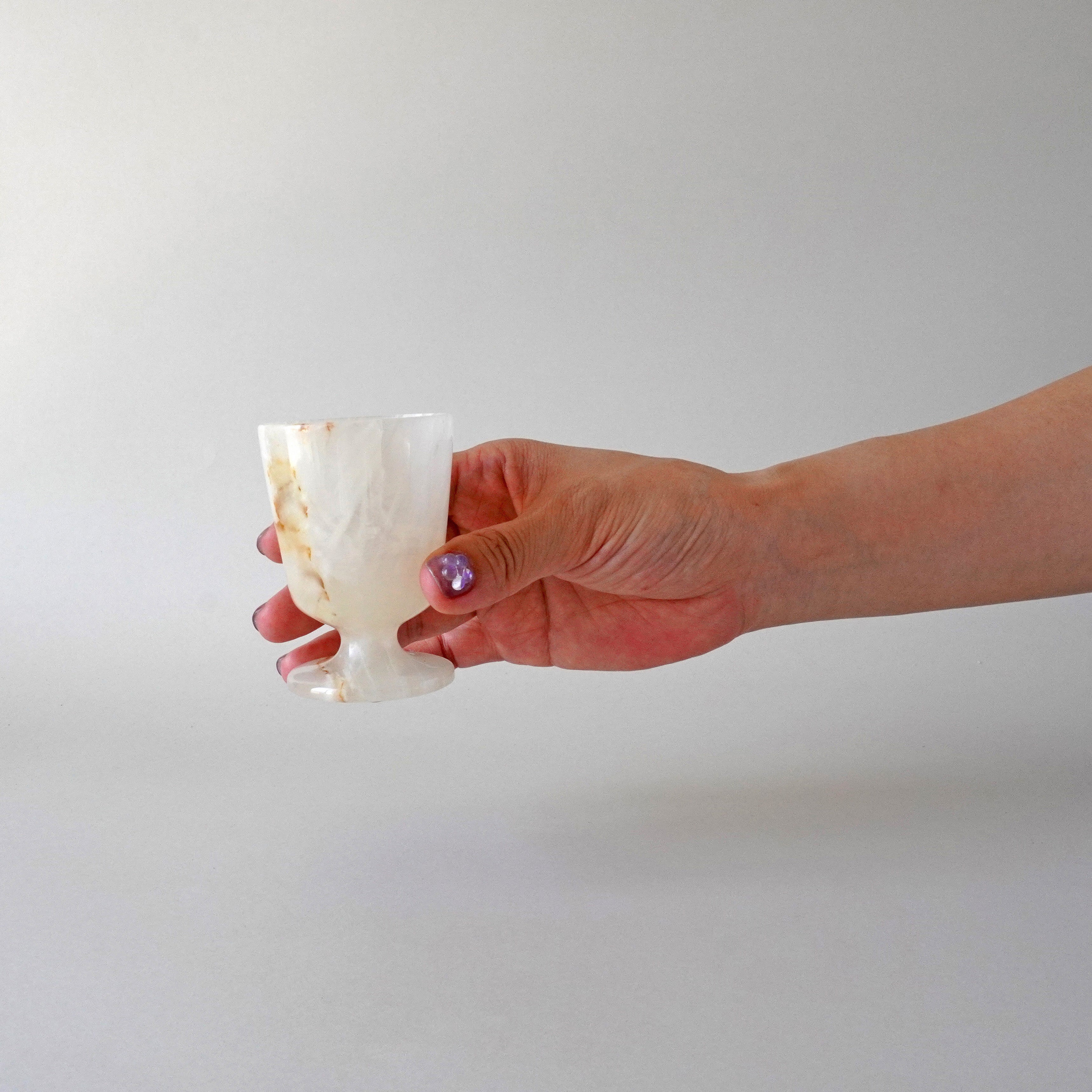 GOBLET - STONE MINI GOBLET / IVORY