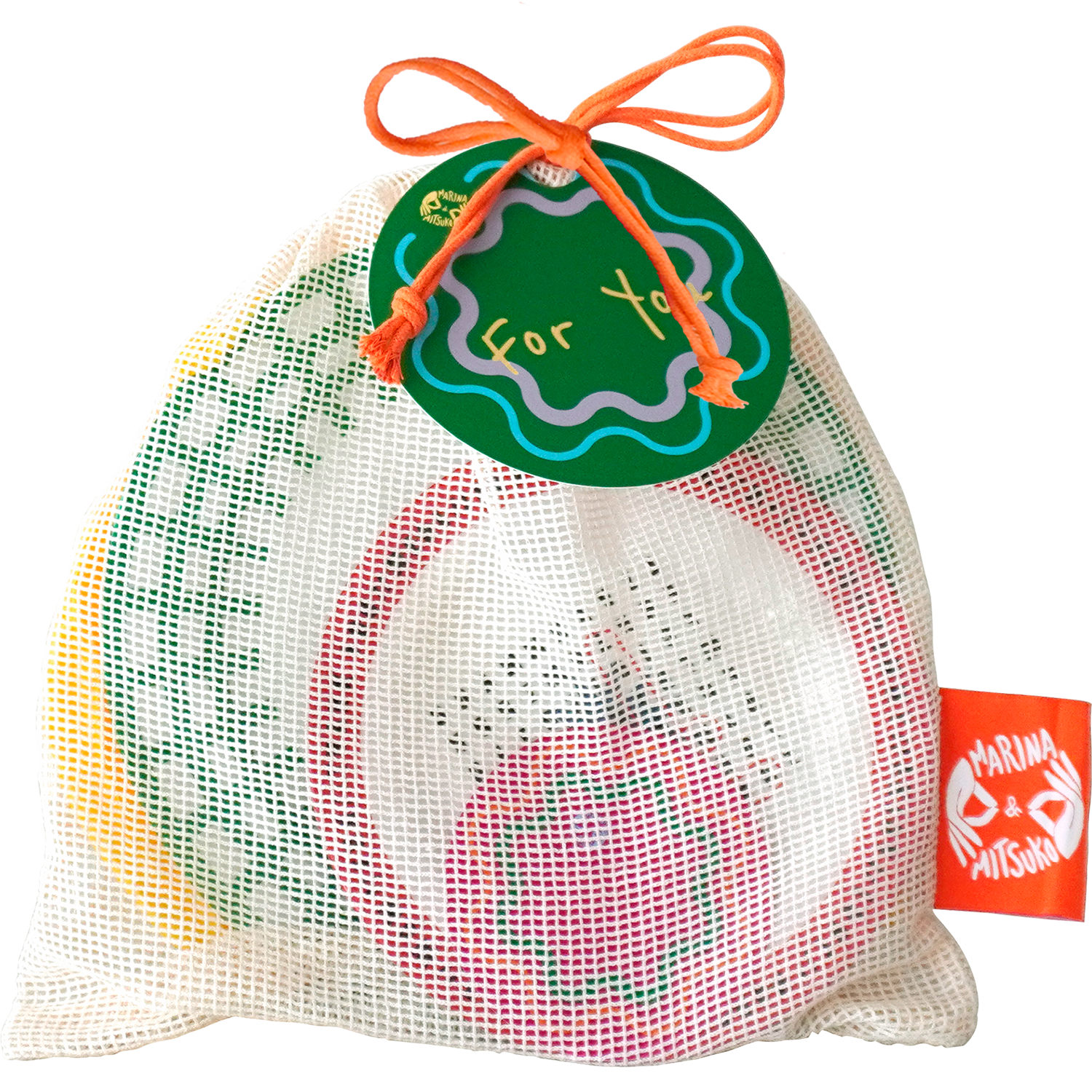 MESH BAG GIFT SET:MARINA 1+1
