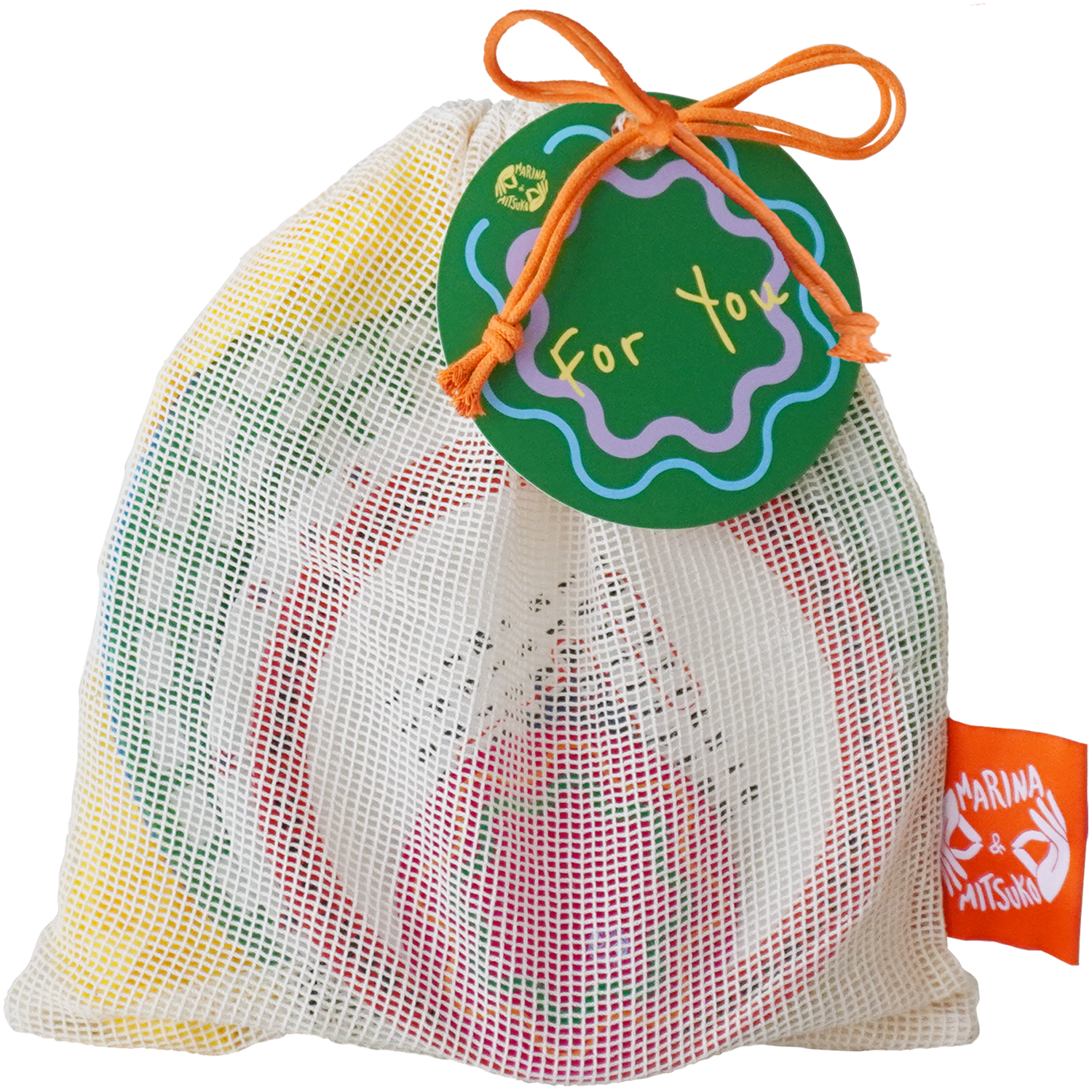 MESH BAG GIFT SET:MARINA 2+2