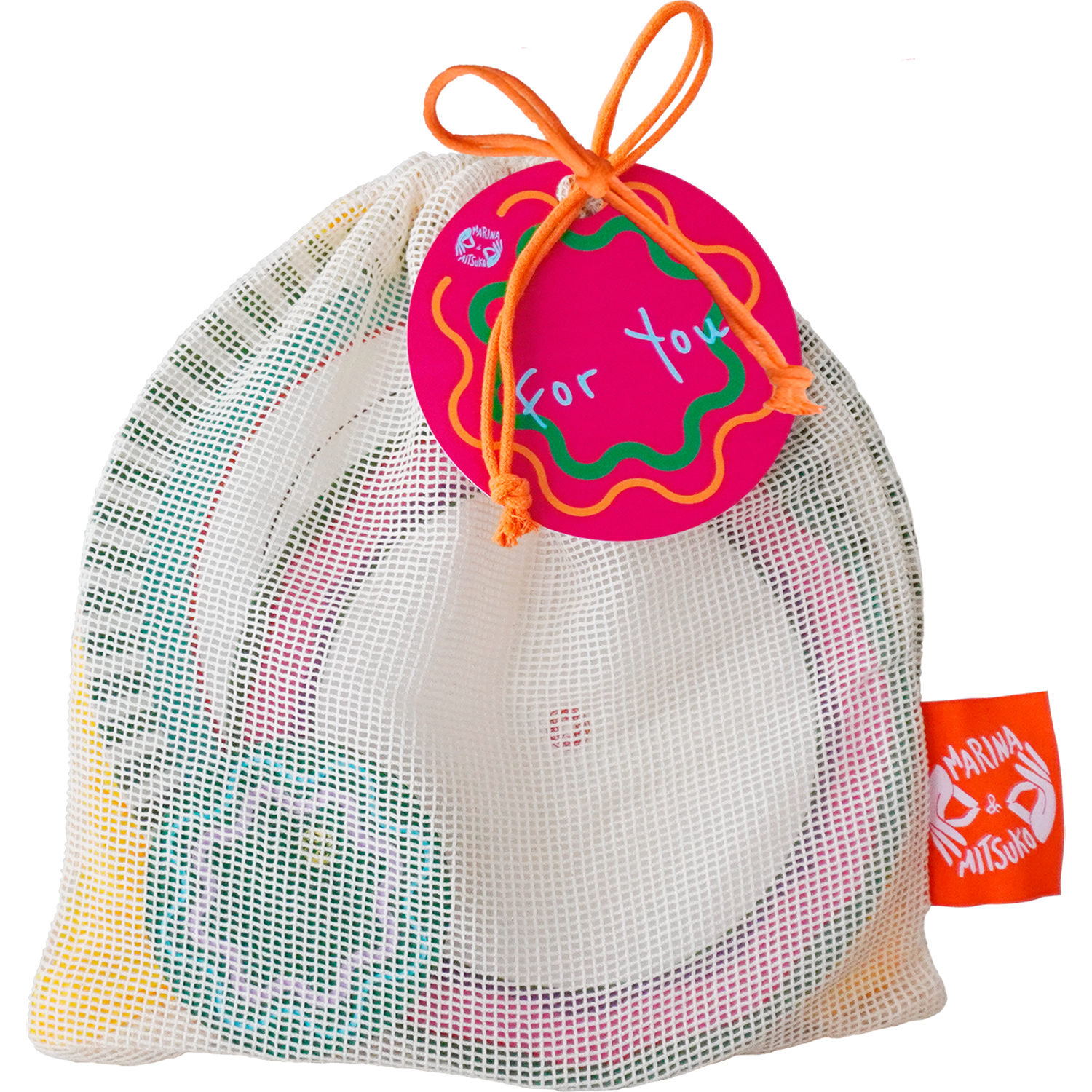 MESH BAG GIFT SET:MITSUKO 1+1