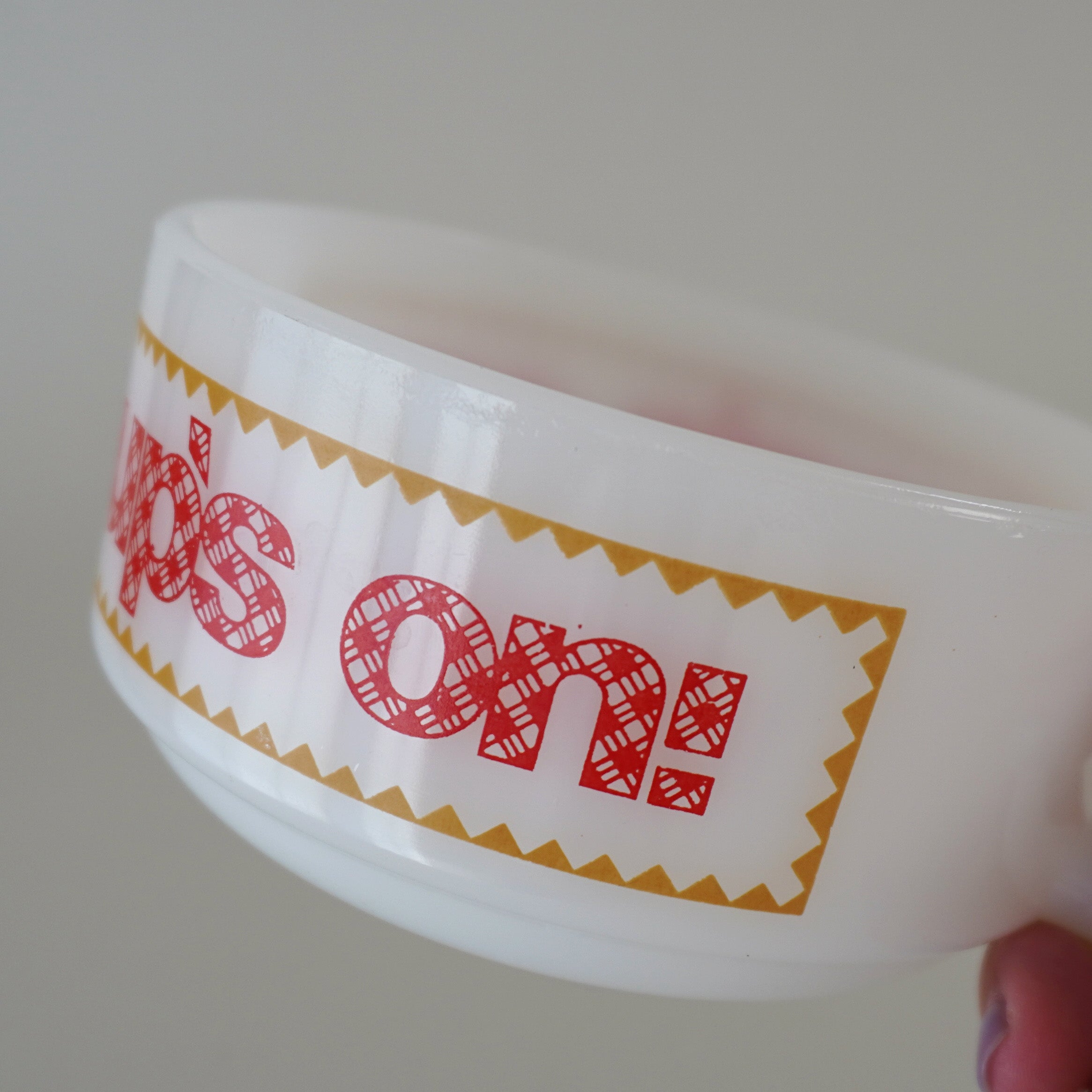 CUP - GLASS CUP / SOUP'S ON!
