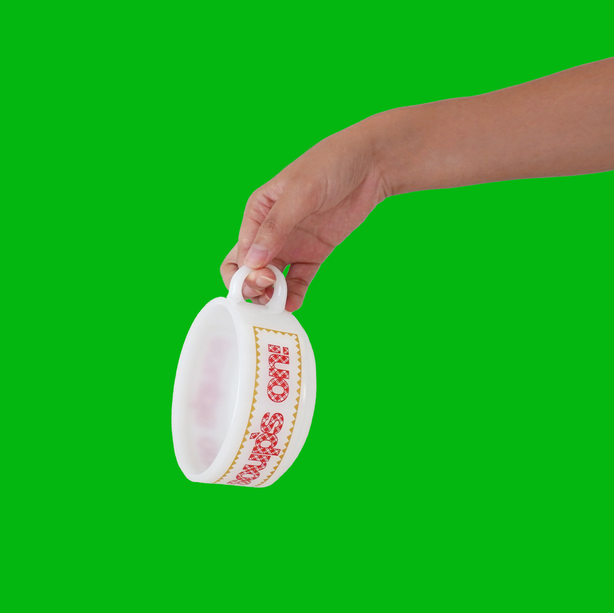 CUP - GLASS CUP / SOUP'S ON!
