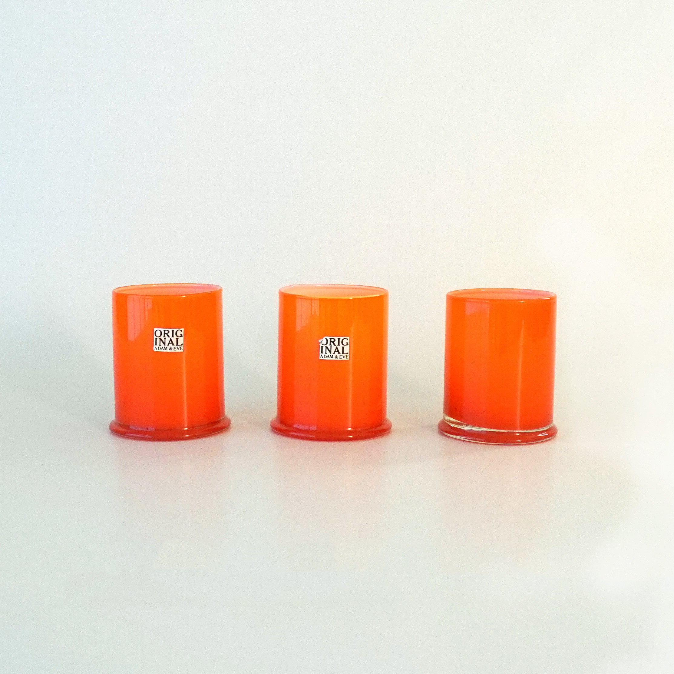 GLASS - GLASS CUP / MILK ORANGE