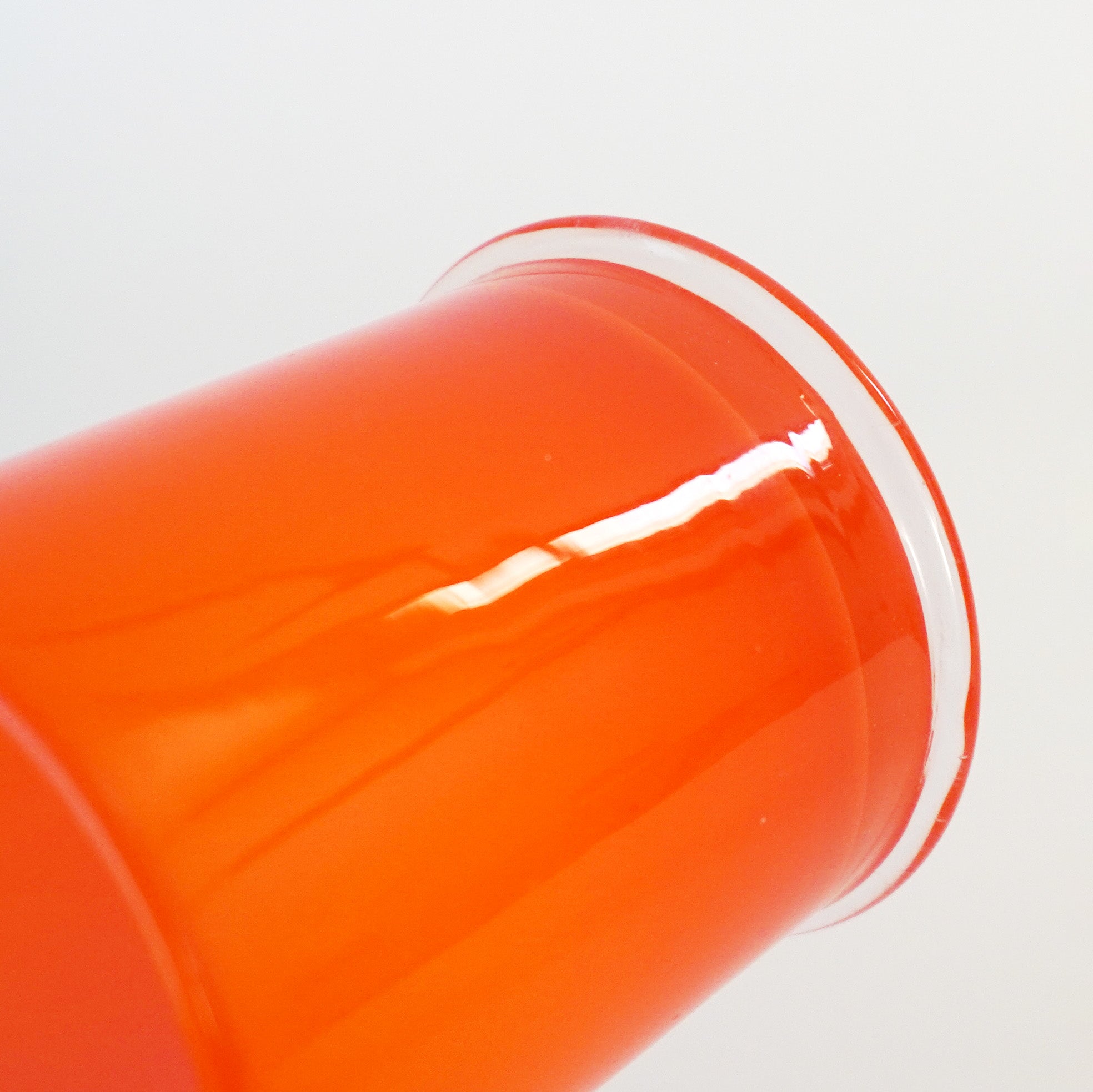 GLASS - GLASS CUP / MILK ORANGE