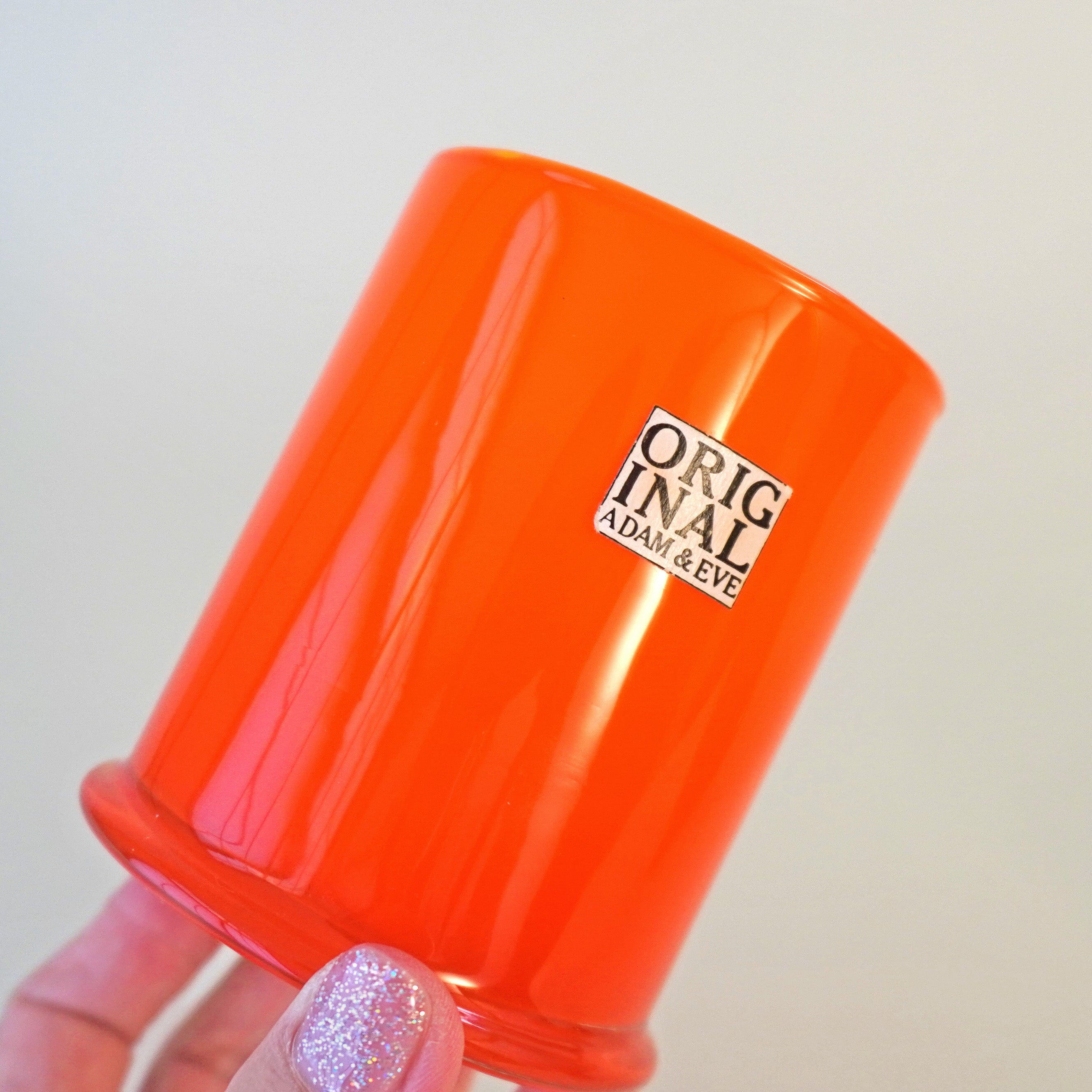 GLASS - GLASS CUP / MILK ORANGE