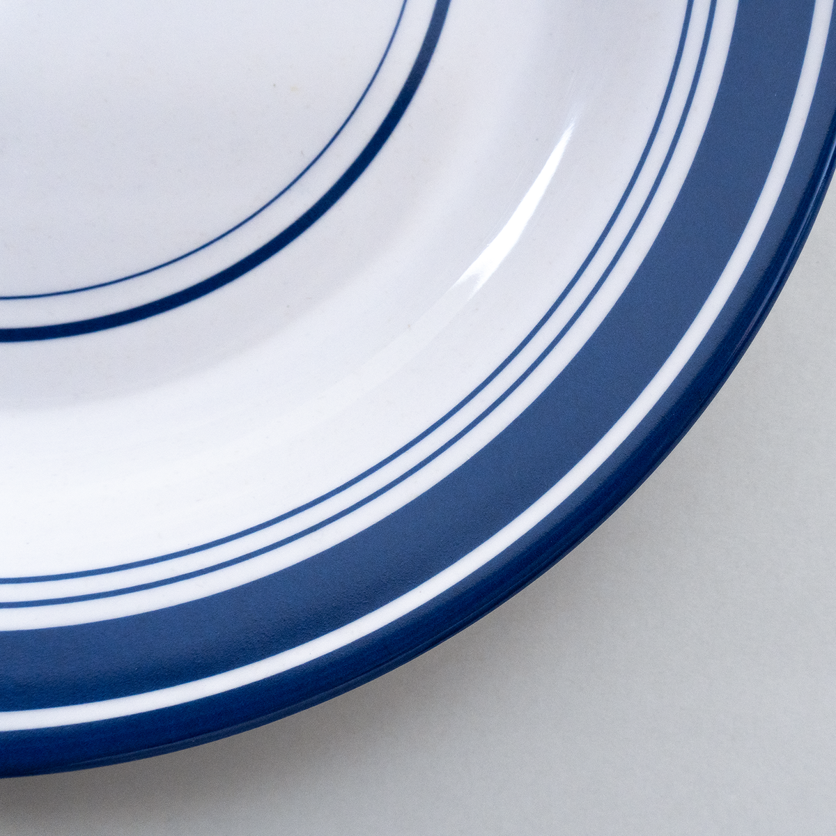 MARINA:Dinner Plate / LK Blue Lines (φ22.5cm)