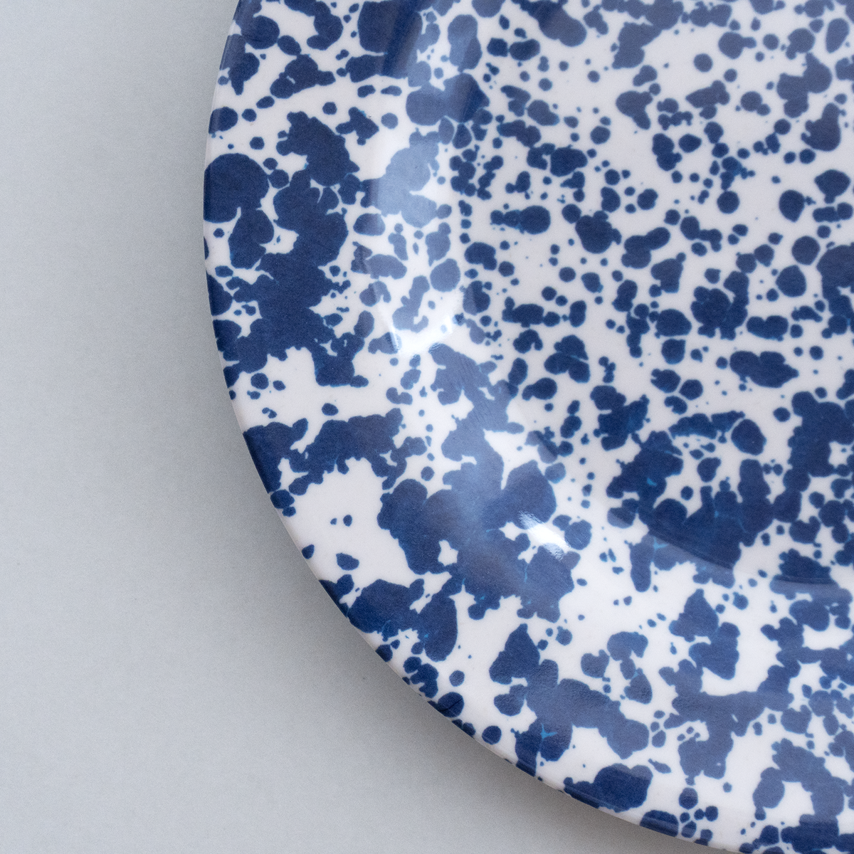 MARINA:Side Plate / LK Blue Splatter (φ17.4cm)