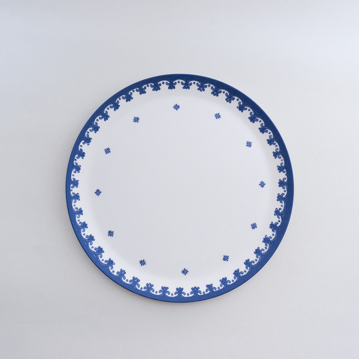 MITSUKO:Dinner Plate / LK Blue Lotus (φ25cm)