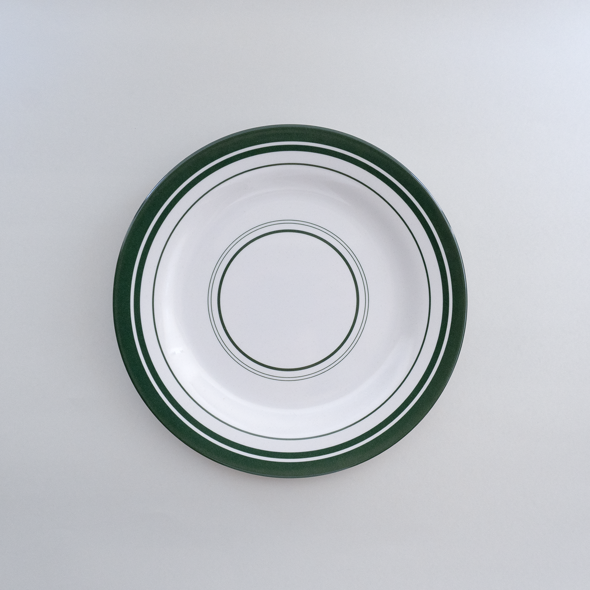 MARINA:Dinner Plate / LK Green Lines (φ22.5cm)