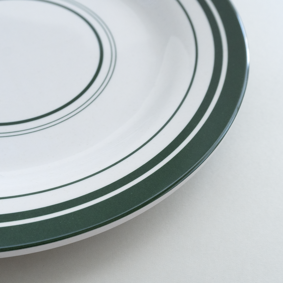 MARINA:Dinner Plate / LK Green Lines (φ22.5cm)