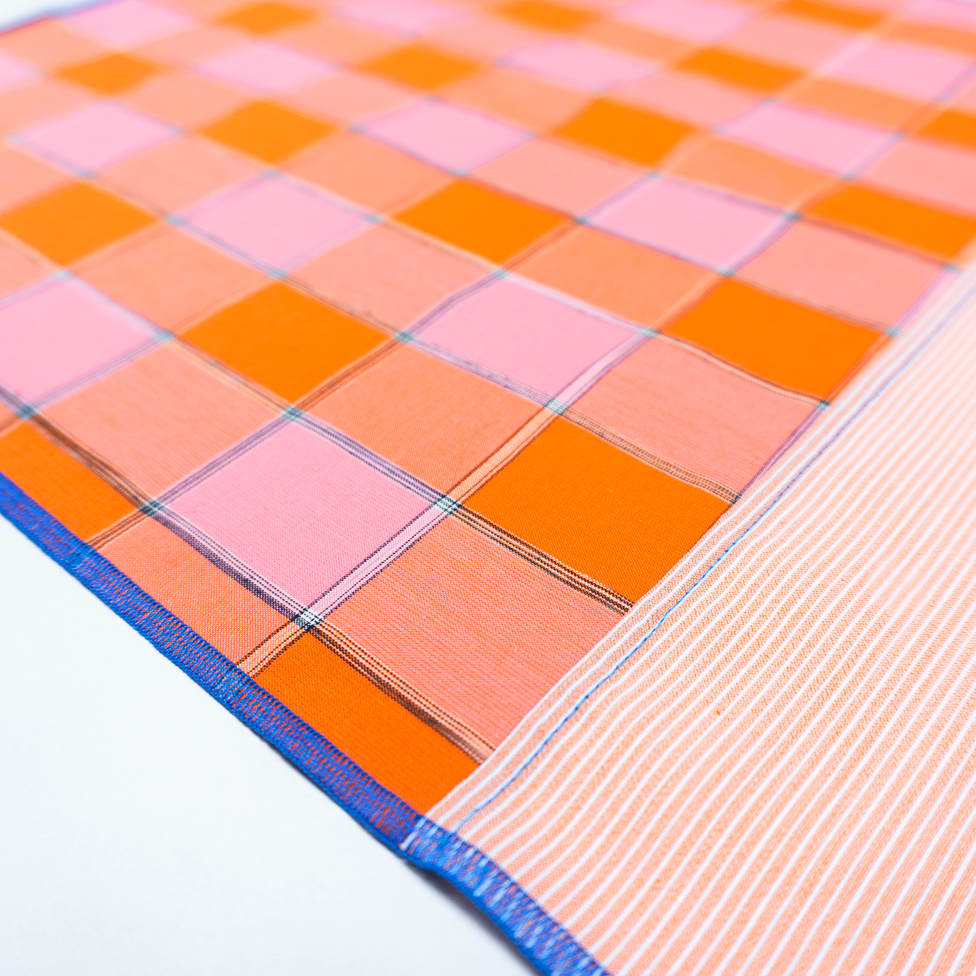 Placemat : BISHU / Orange+Check