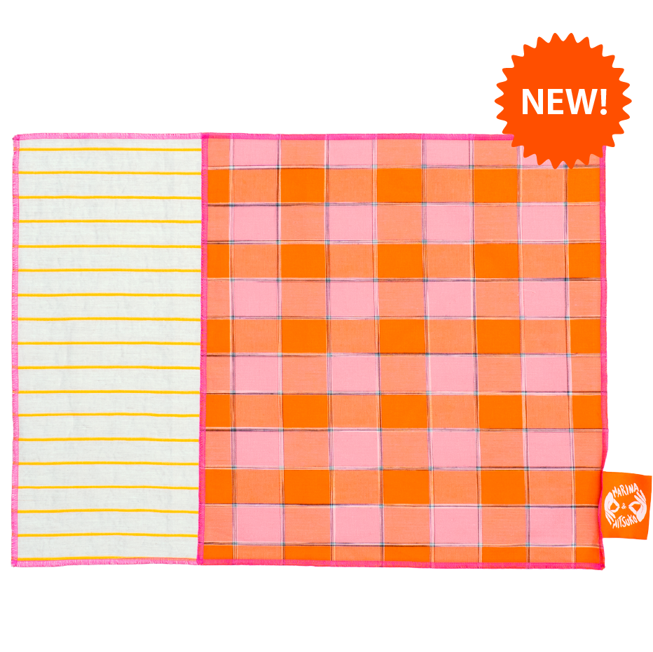 Placemat : BISHU / Stripe+Check