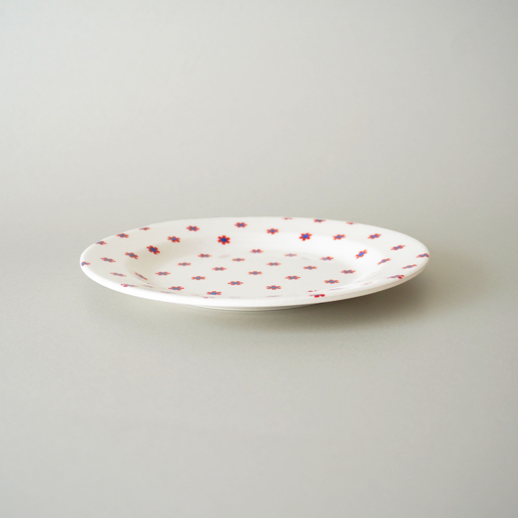 MARINA:Side Plate / Beaded Flower (φ17.4cm)