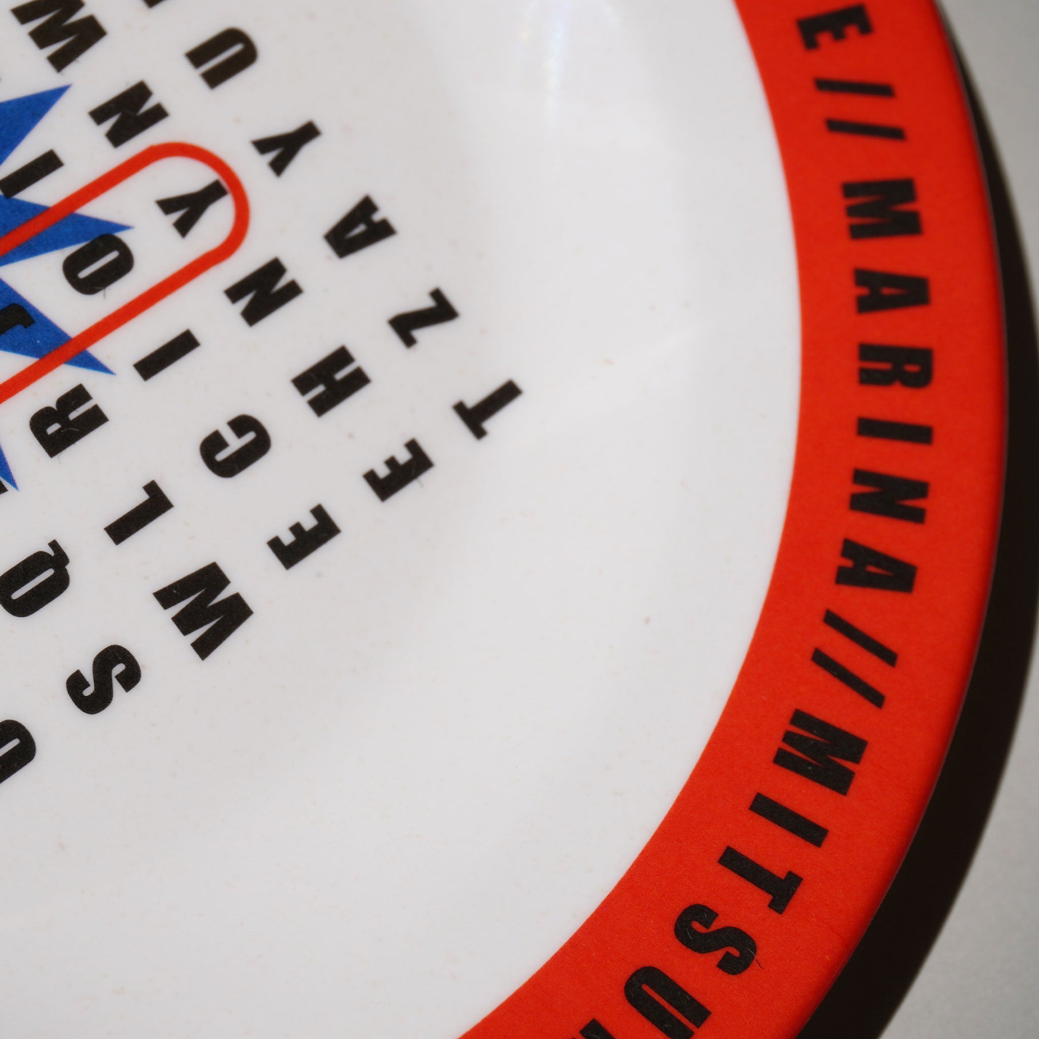 MARINA:Side Plate / Word Puzzle (φ17.4cm)