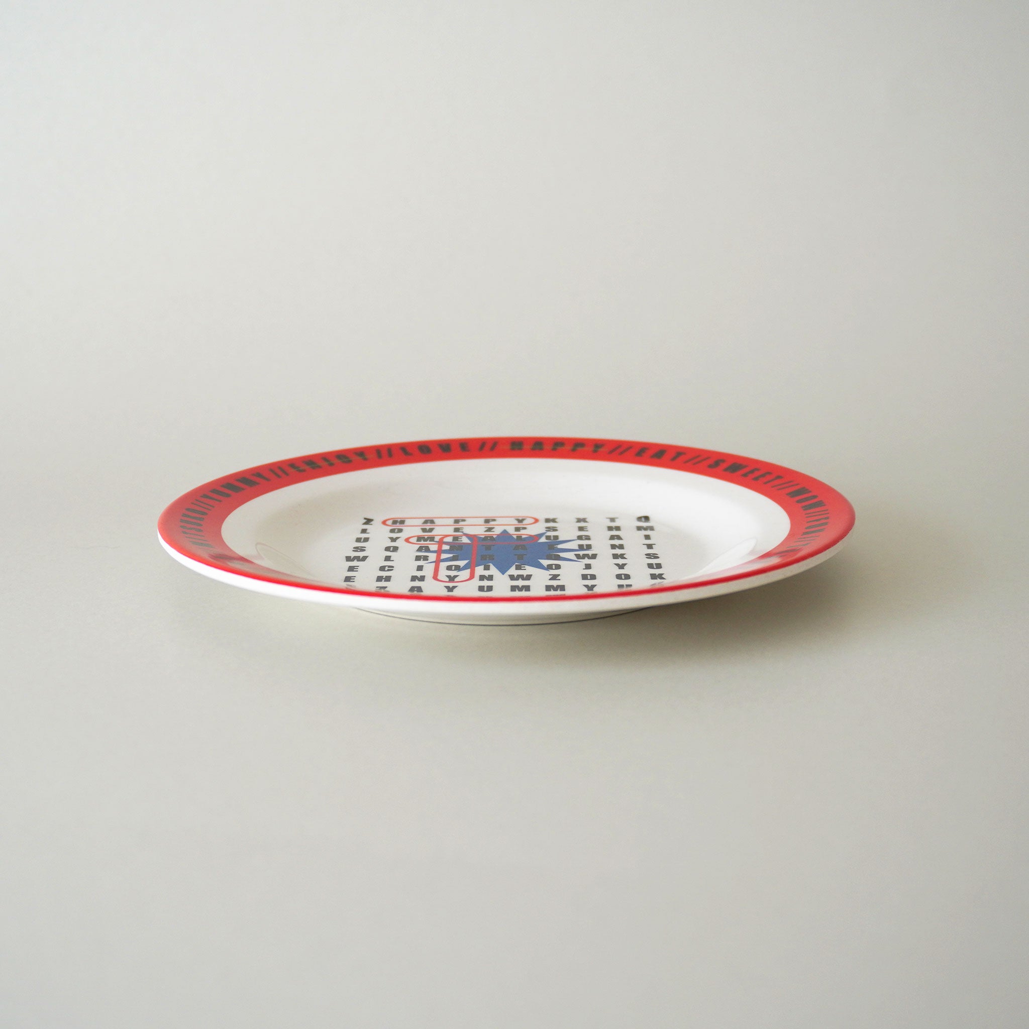 MARINA:Side Plate / Word Puzzle (φ17.4cm)