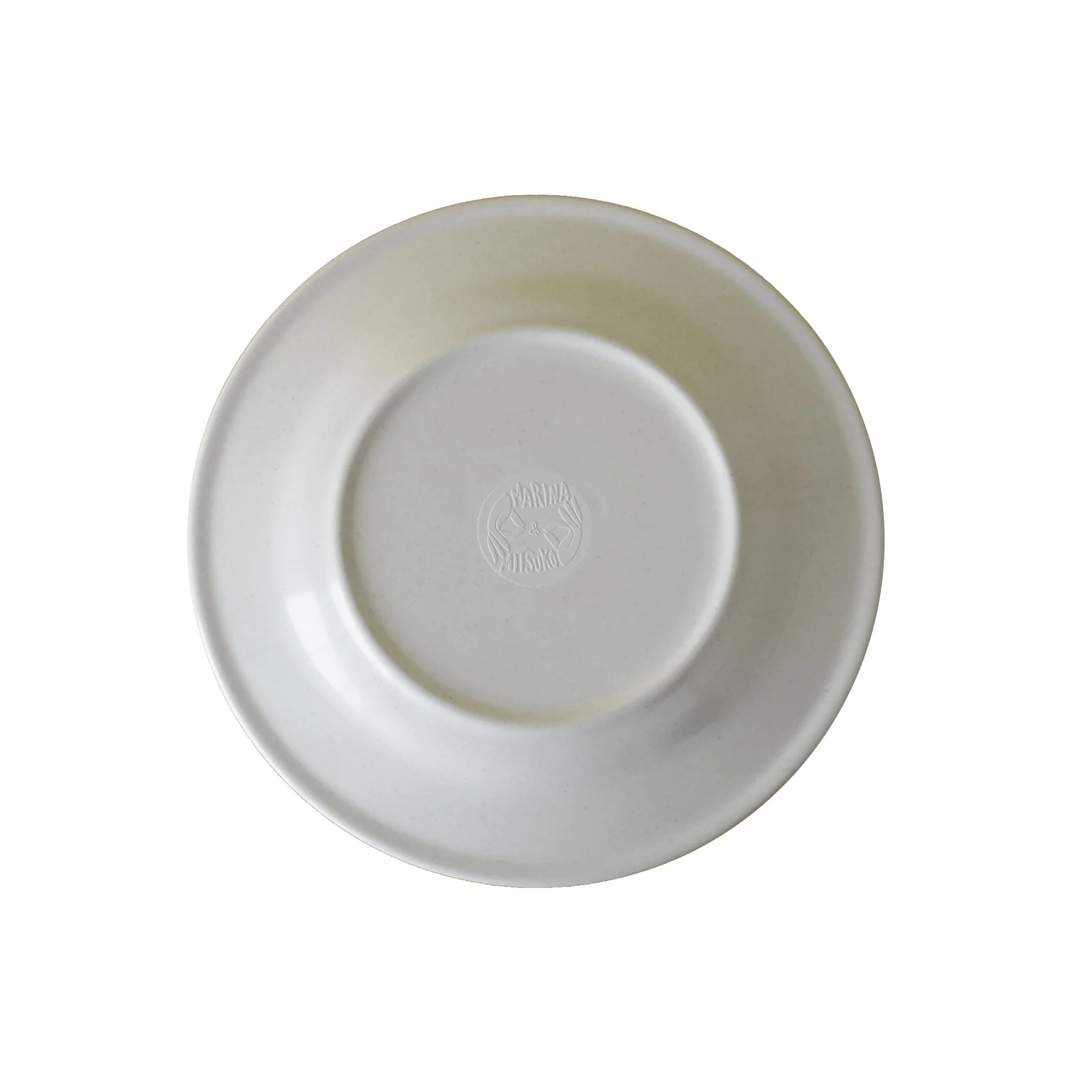 MARINA:Side Plate / Orange Check (φ17.4cm)