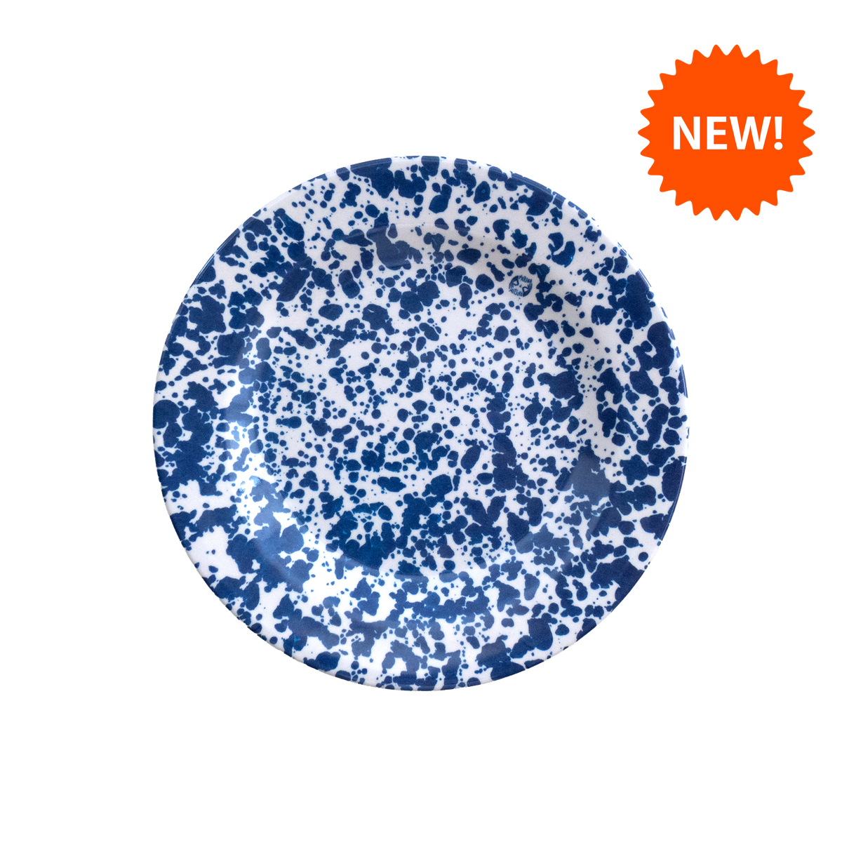 MARINA:Side Plate / LK Blue Splatter (φ17.4cm)