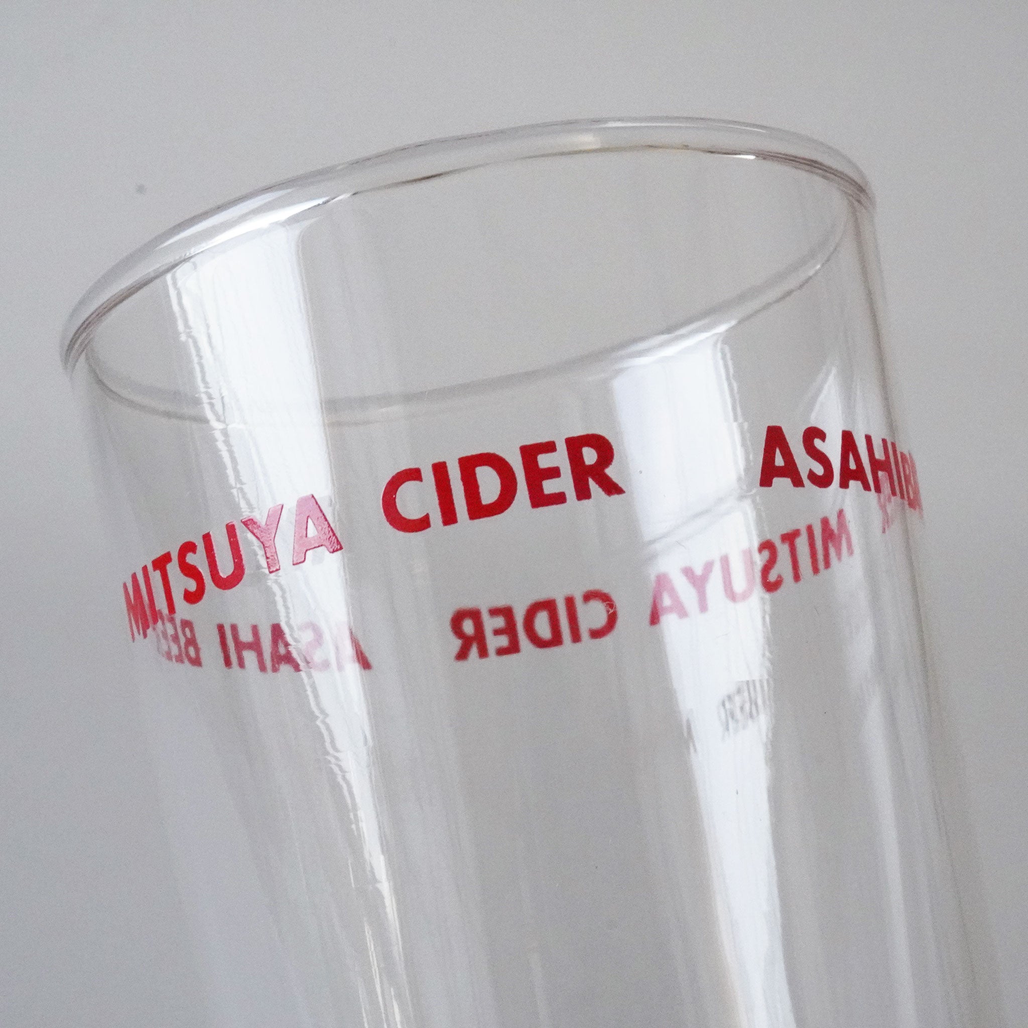 GLASS - ASAHI  BEER・MITSUYA CIDER / RED