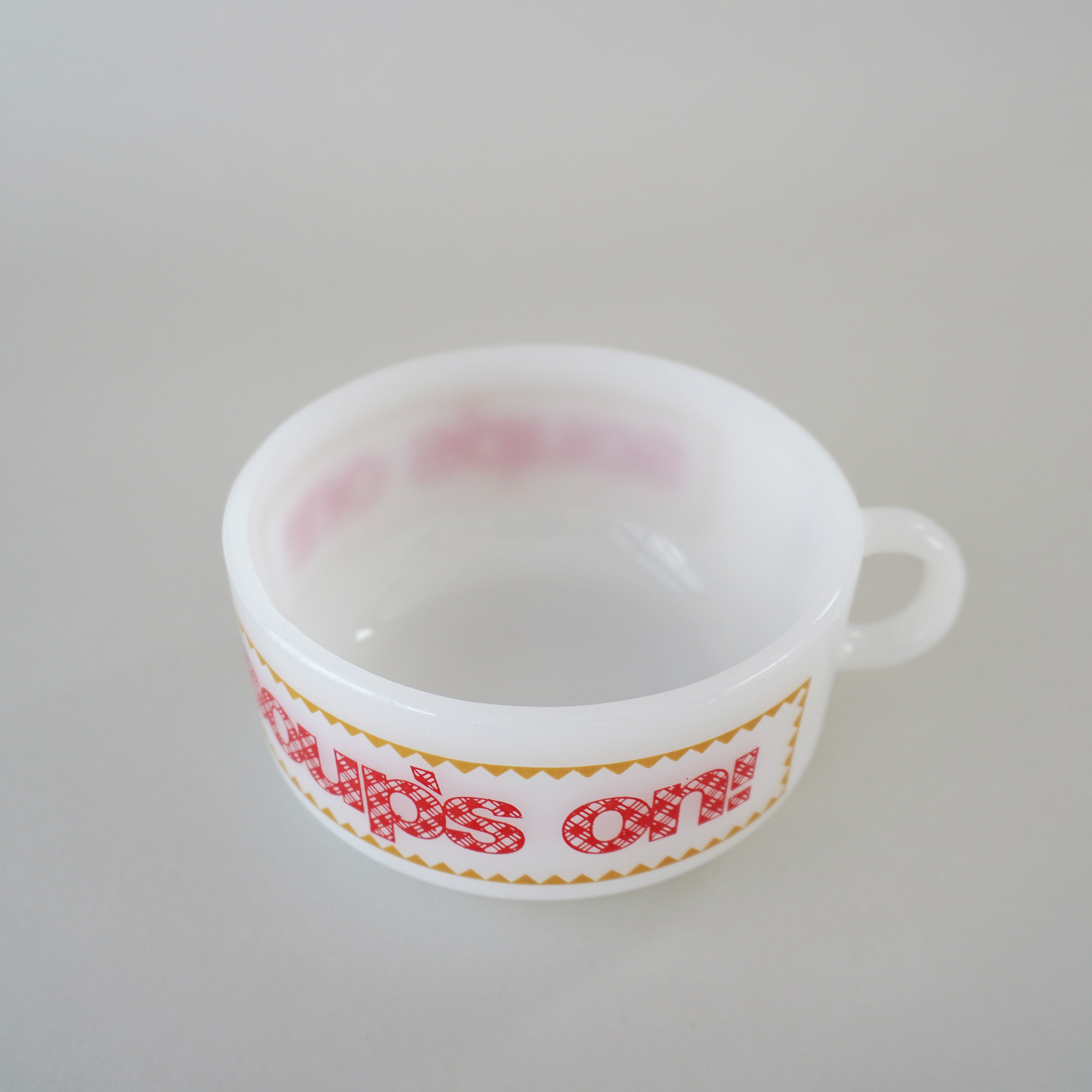 CUP - GLASS CUP / SOUP'S ON!