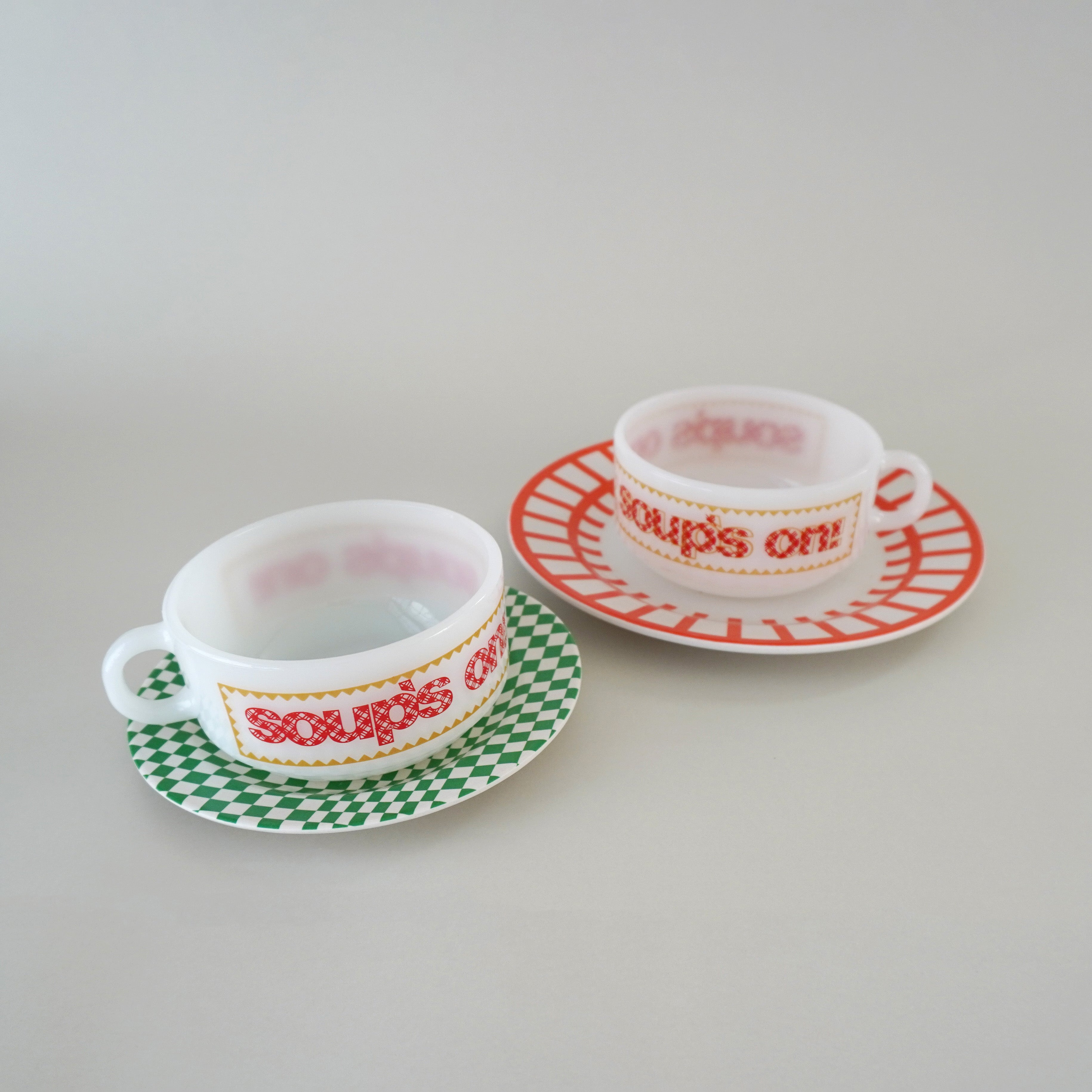 CUP - GLASS CUP / SOUP'S ON!