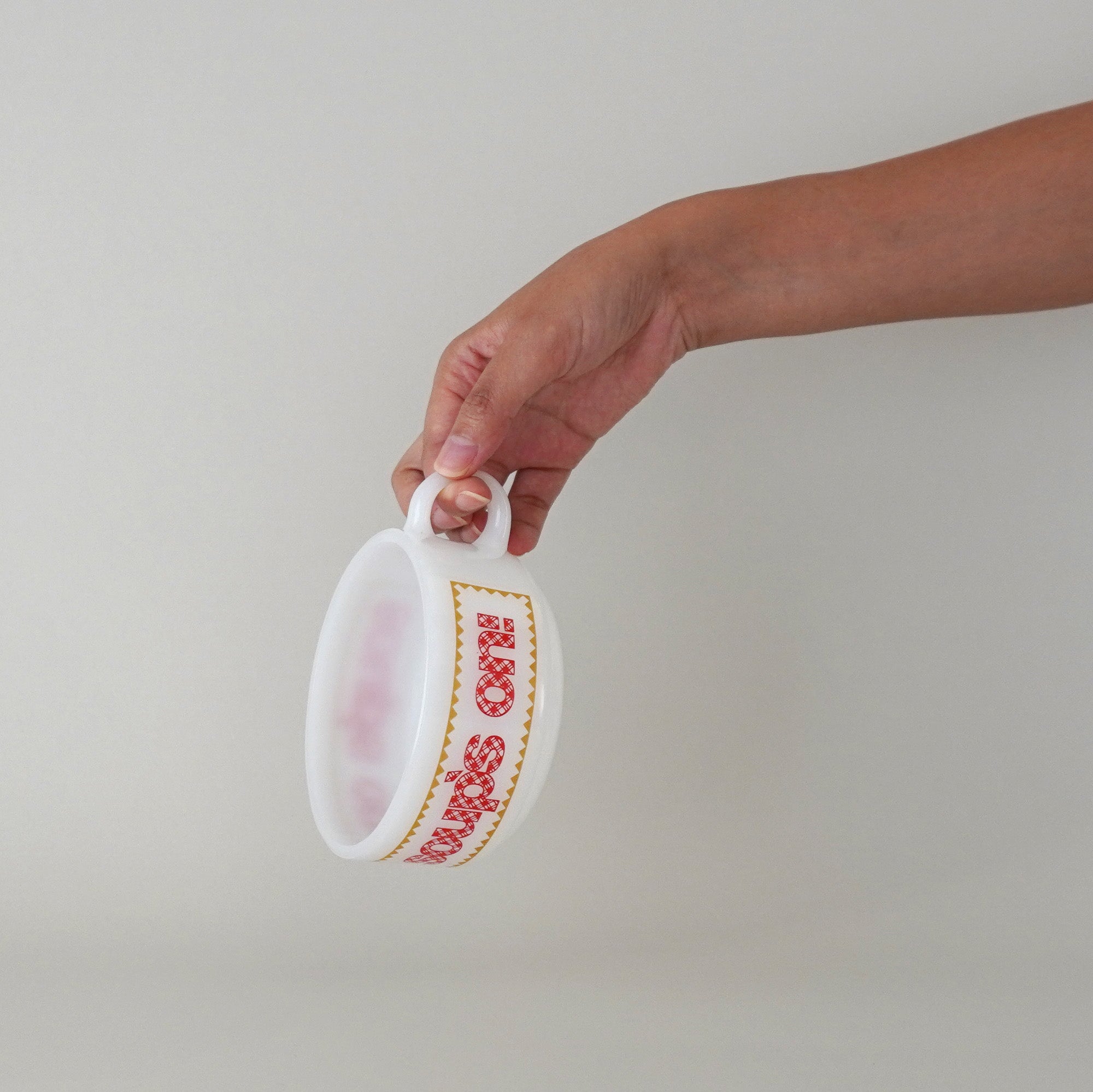 CUP - GLASS CUP / SOUP'S ON!