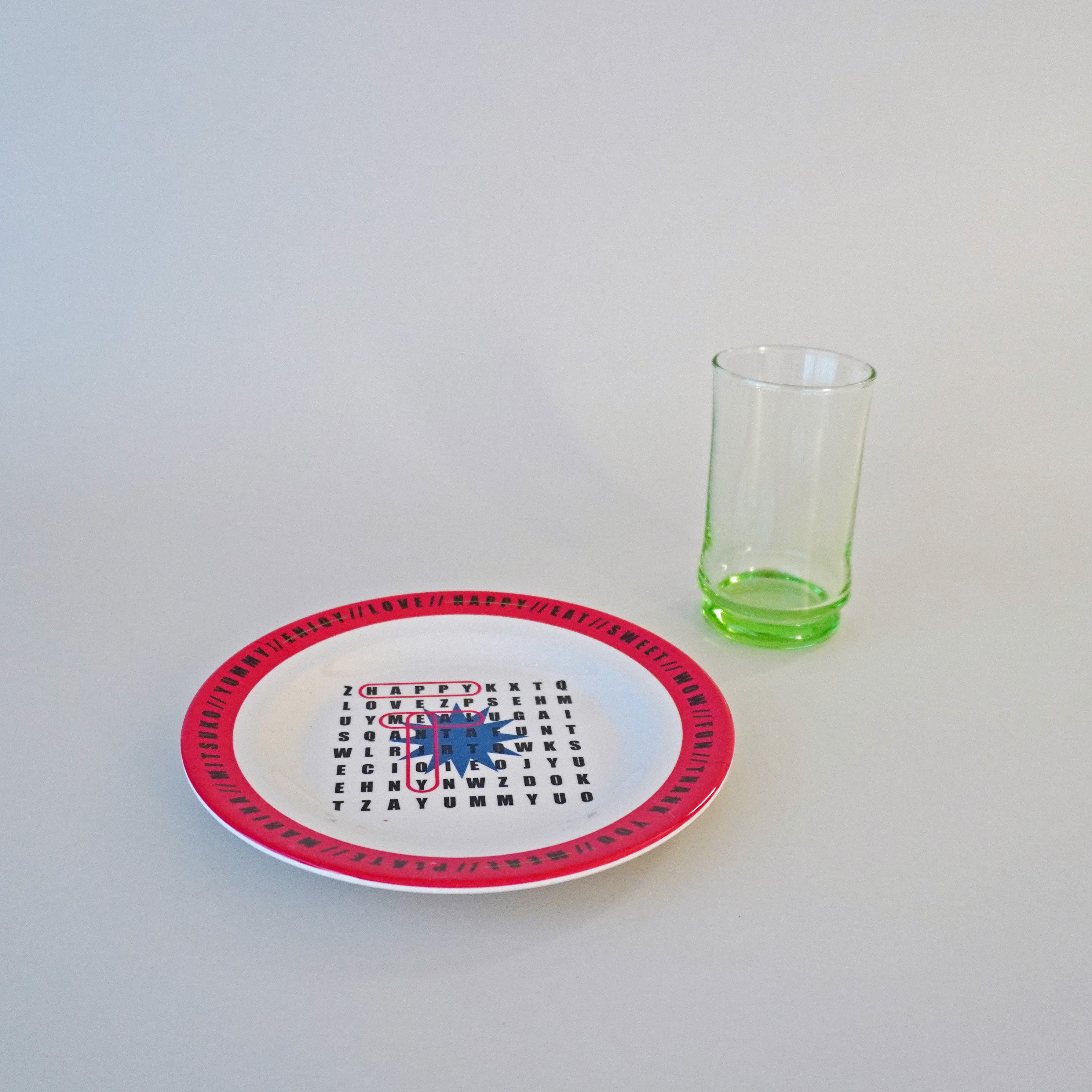 GLASS - GLASS TUMBLER / NEON GREEN