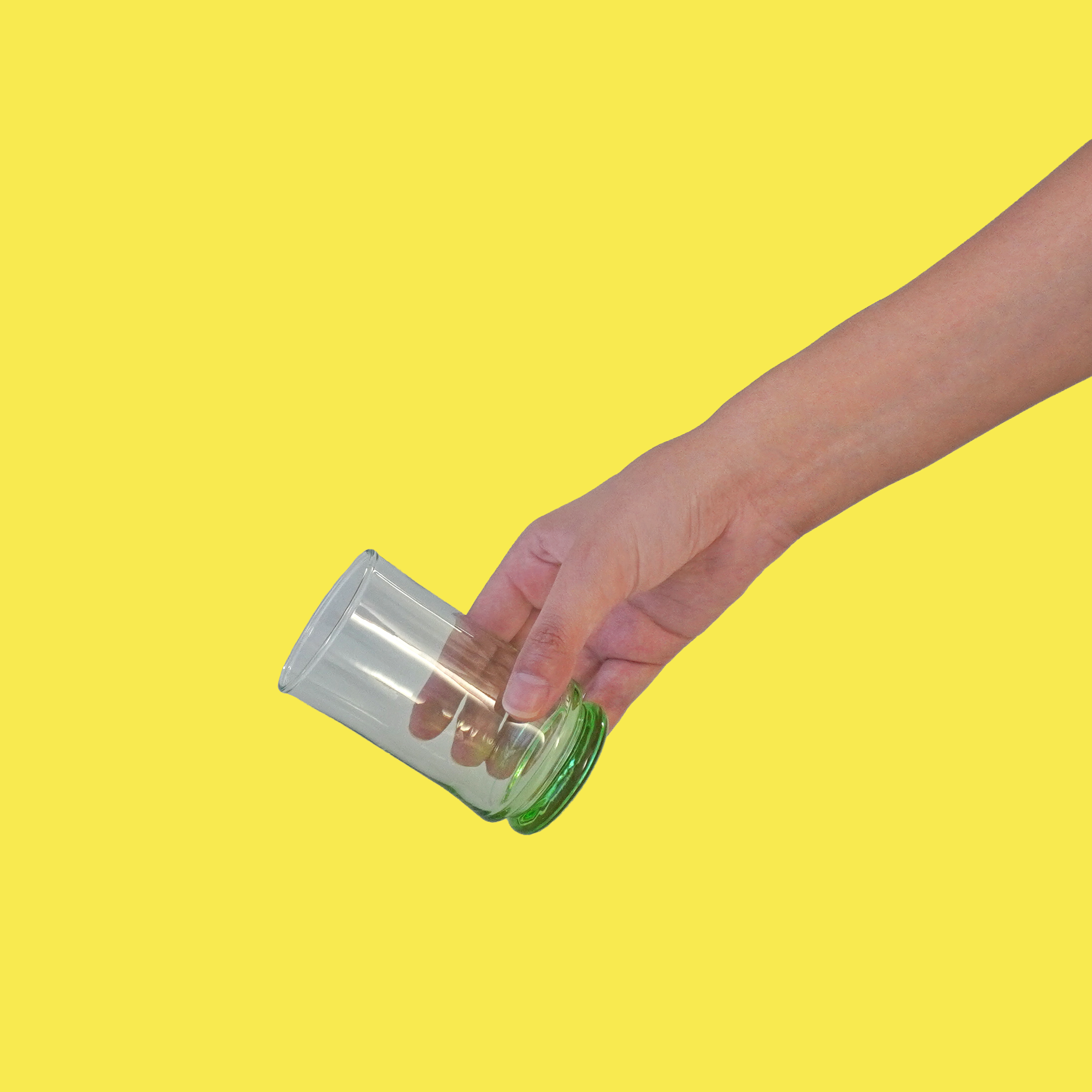GLASS - GLASS TUMBLER / NEON GREEN