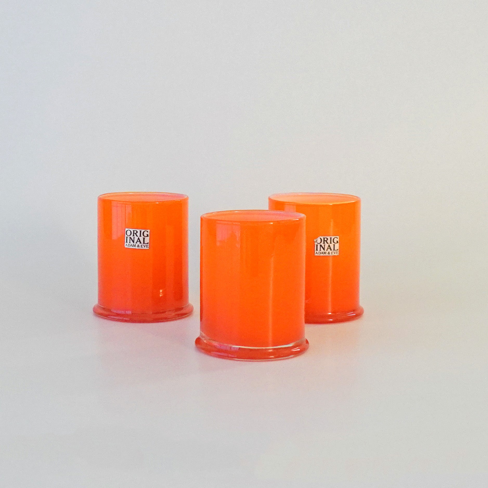 GLASS - GLASS CUP / MILK ORANGE