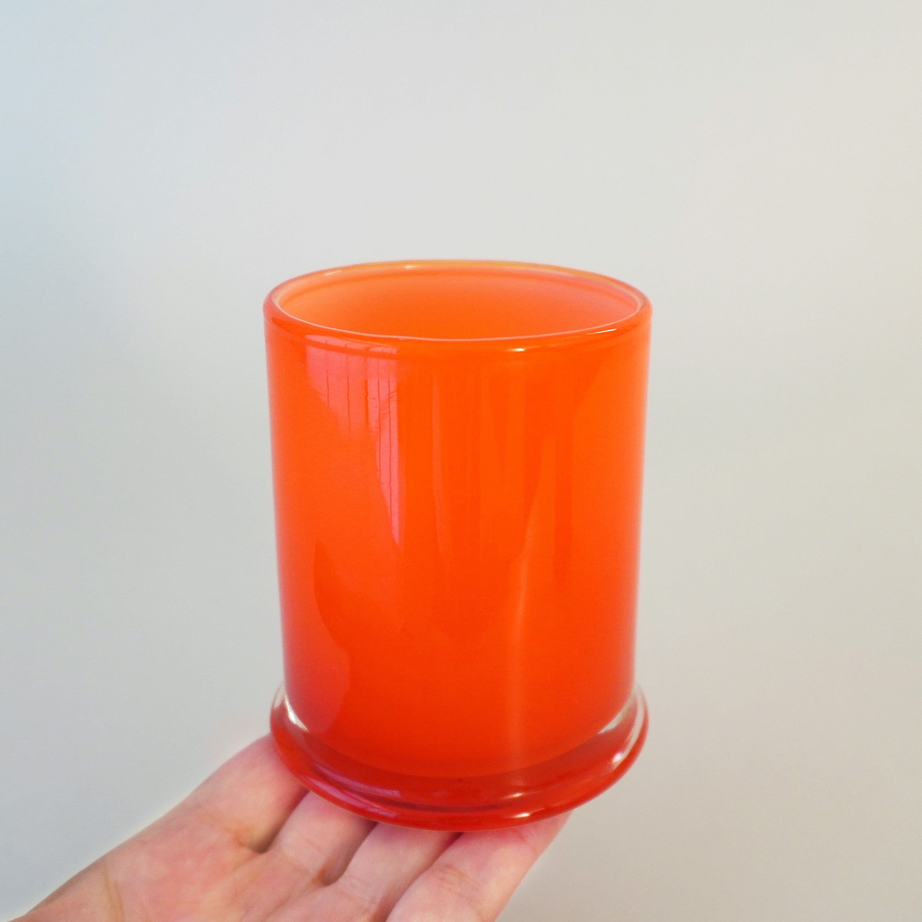 GLASS - GLASS CUP / MILK ORANGE
