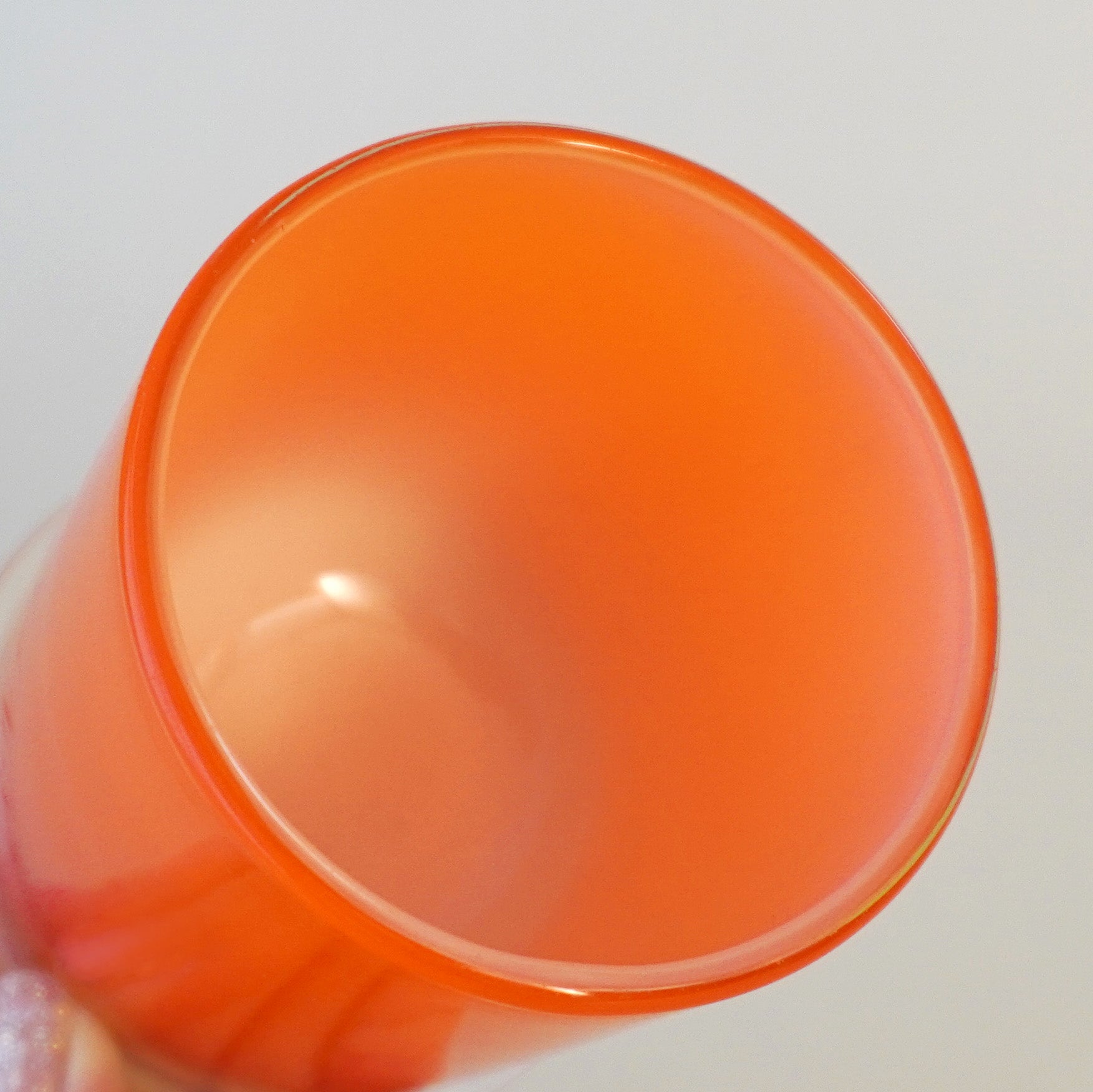 GLASS - GLASS CUP / MILK ORANGE