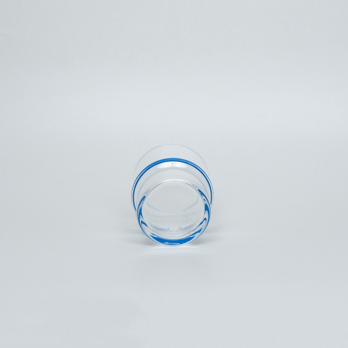 GLASS - BLUE LINE SHORT GLASS