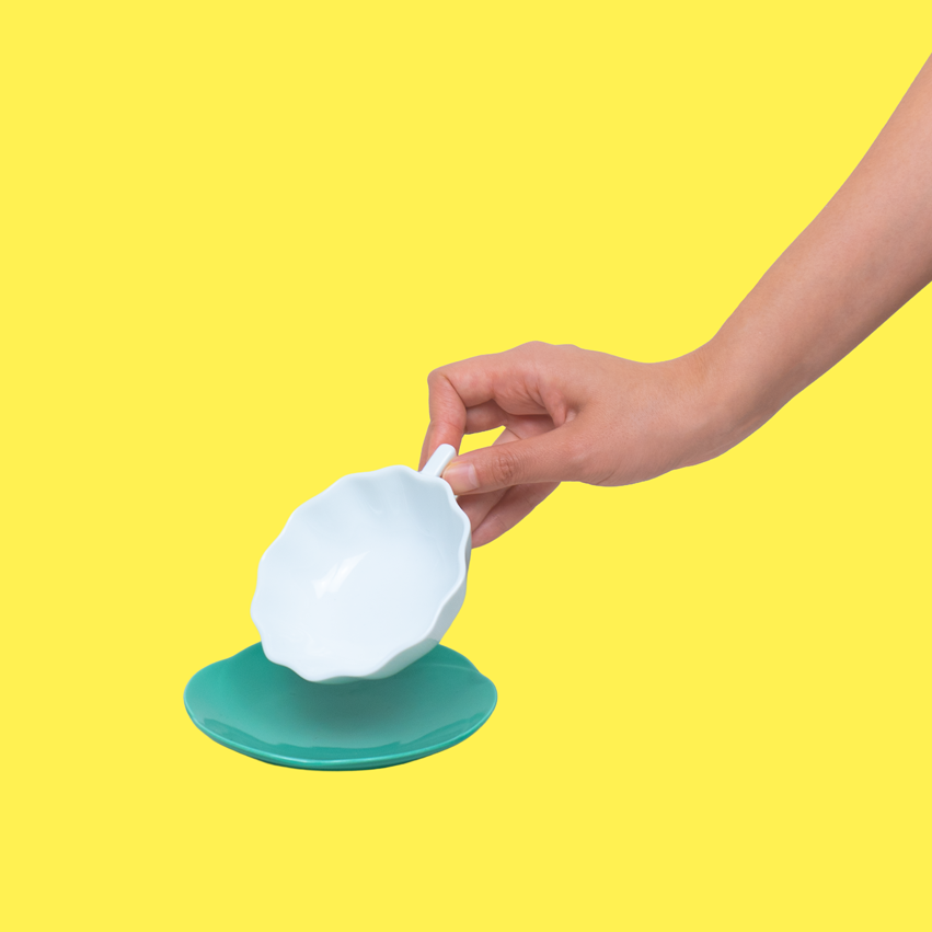 CUP&SAUCER - LOTUS CUP & SAUCER