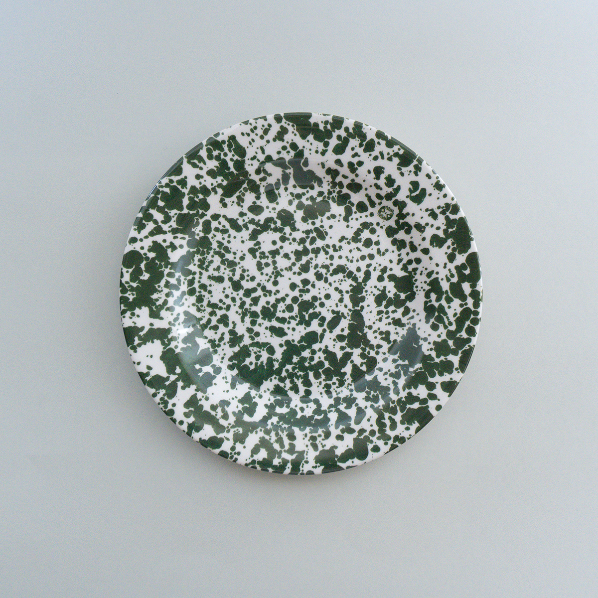 MARINA：Side Plate / LK Green Splatter (φ17.4cm)