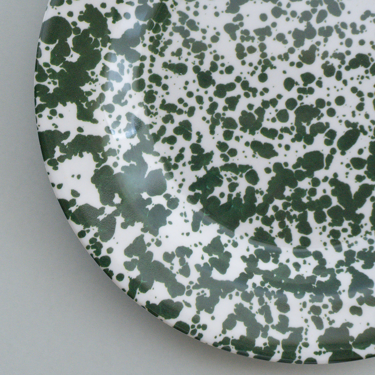 MARINA：Side Plate / LK Green Splatter (φ17.4cm)