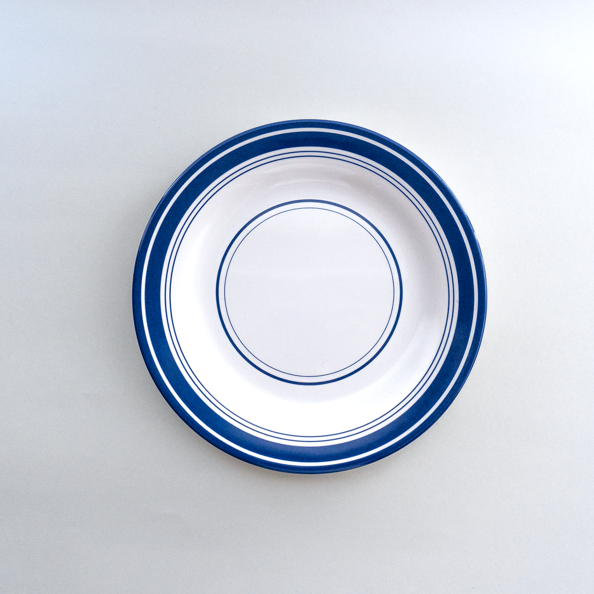 MARINA：Dinner Plate / LK Blue Lines (φ22.5cm)
