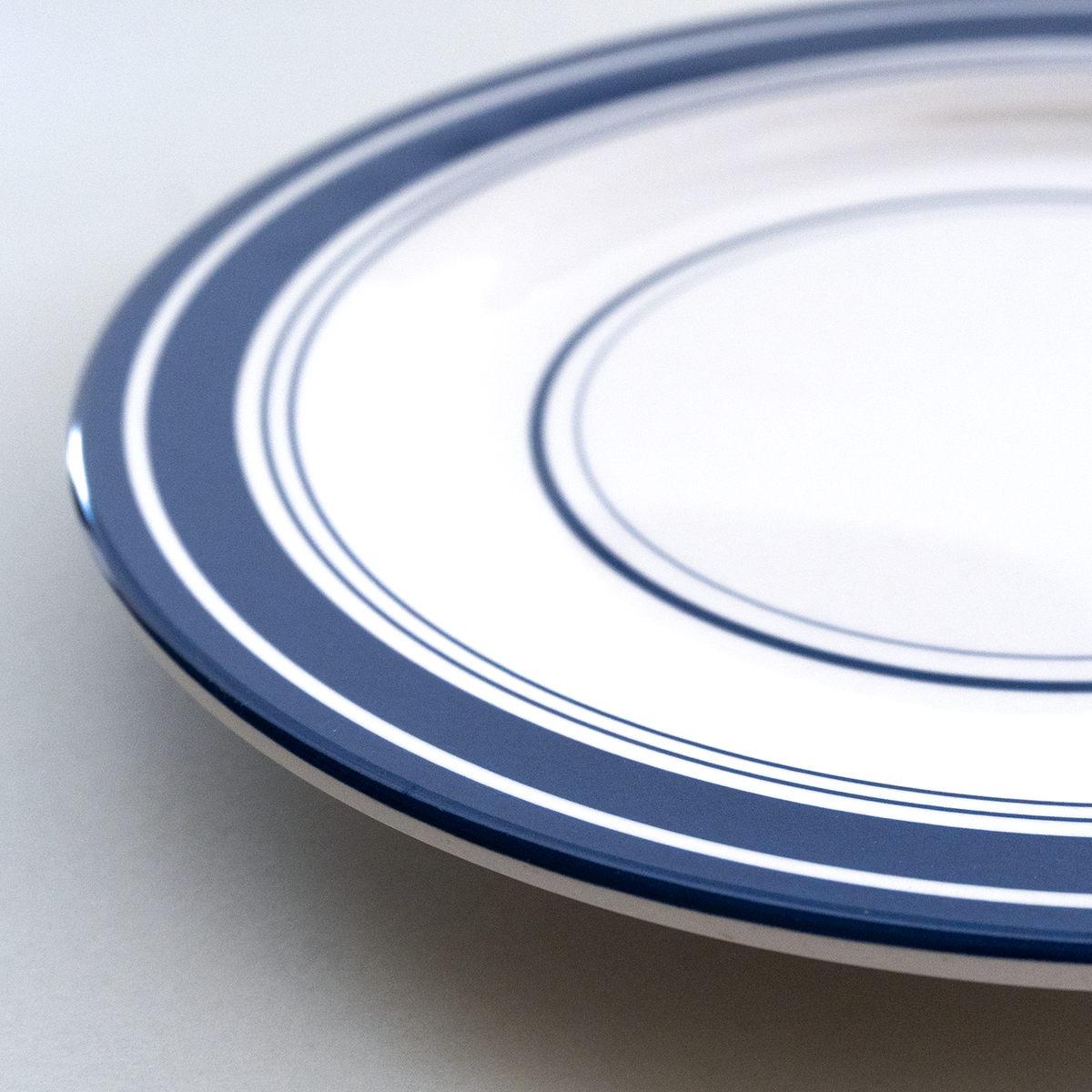 MARINA：Dinner Plate / LK Blue Lines (φ22.5cm)