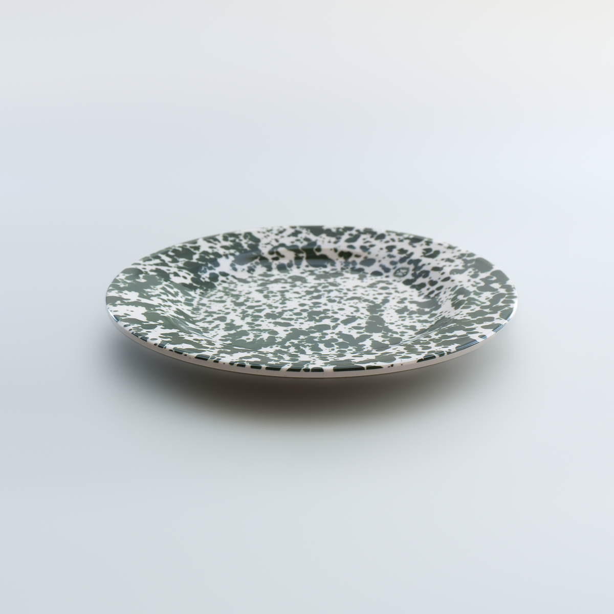 MARINA：Side Plate / LK Green Splatter (φ17.4cm)