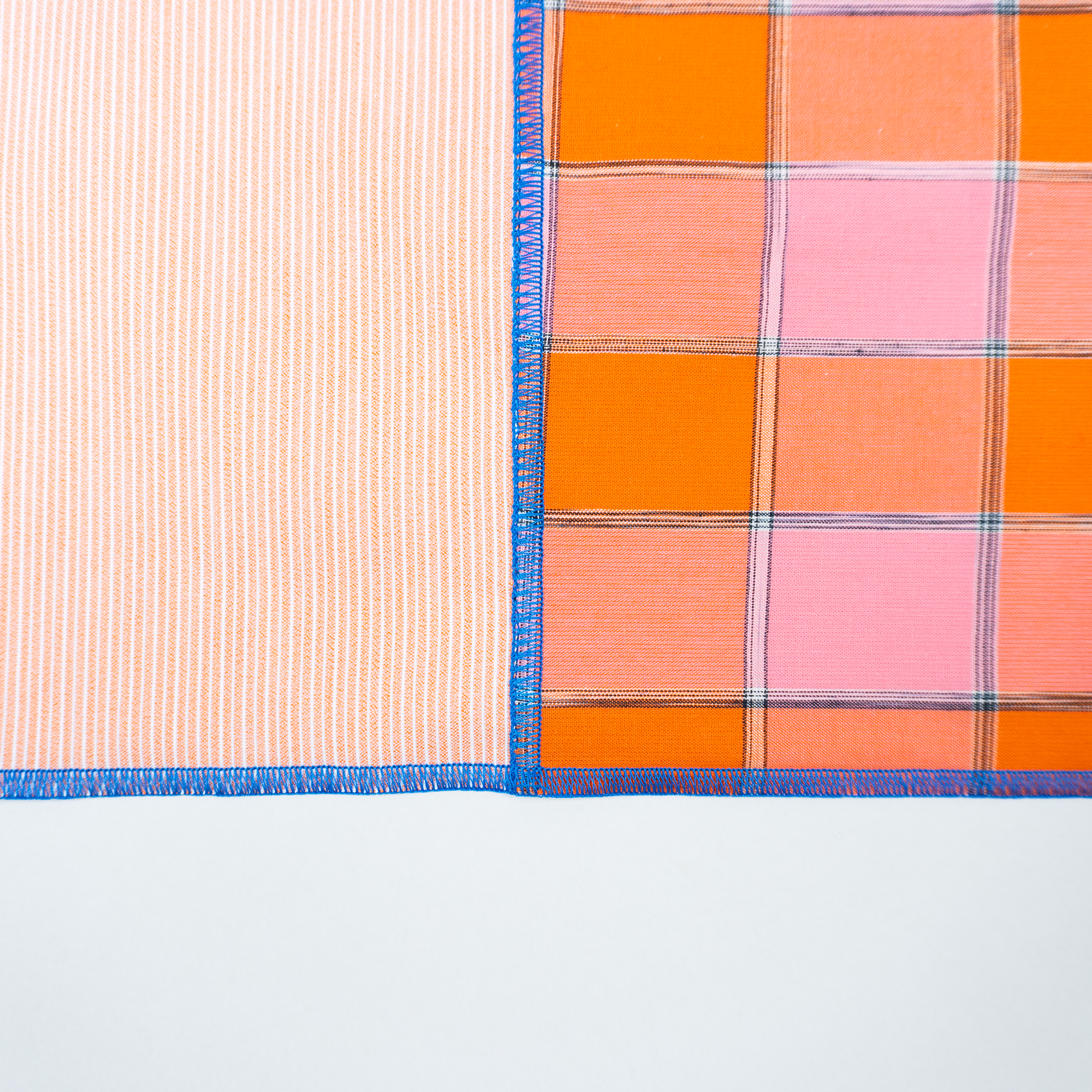 Placemat : BISHU / Orange+Check