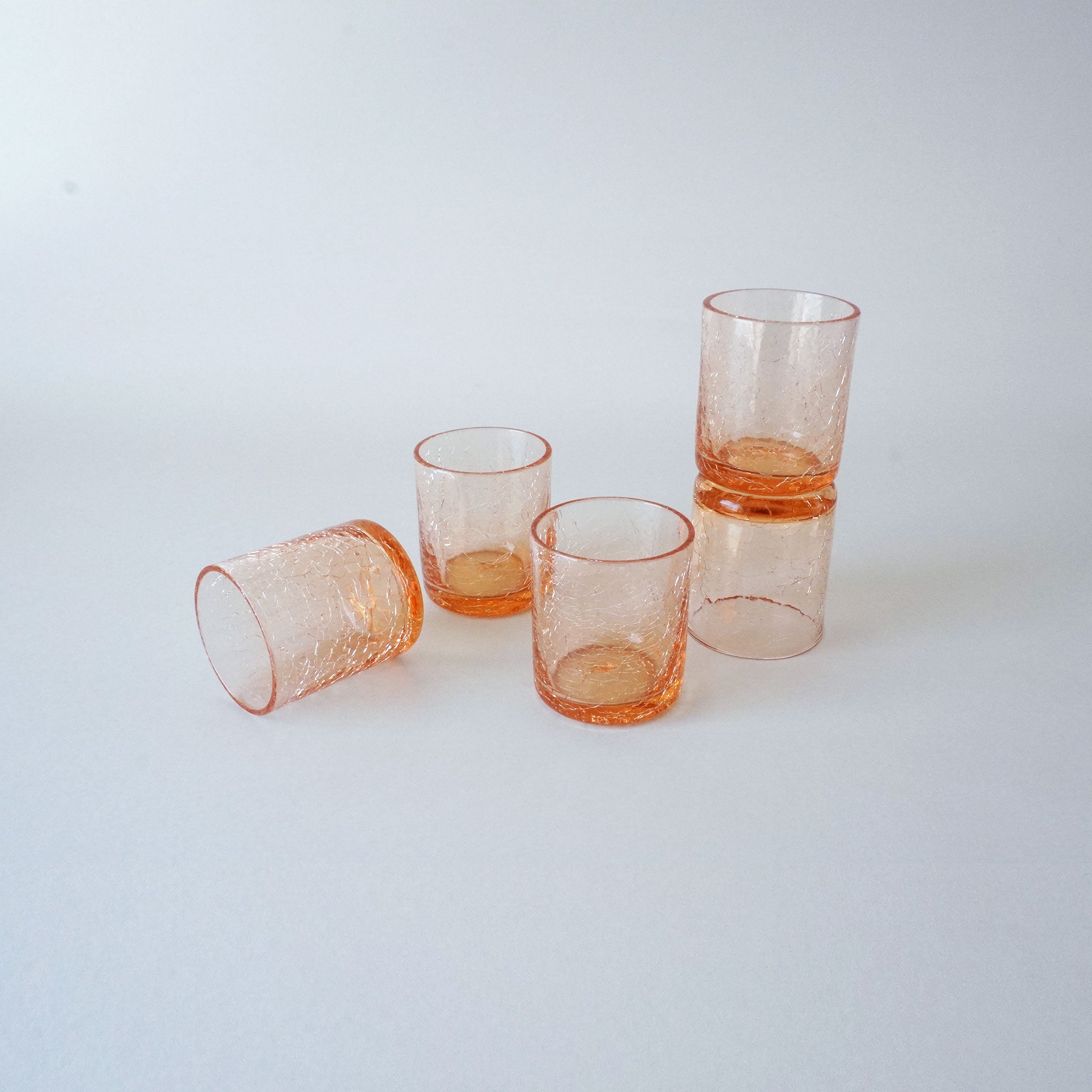 GLASS - SHOT GLASS / ORANGE