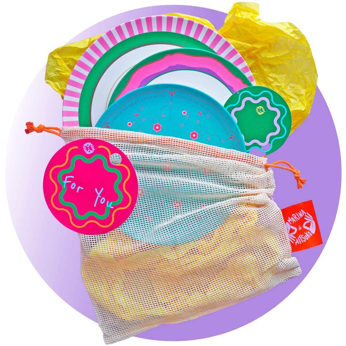 MESH BAG GIFT SET: MITSUKO 2+1 MESH BAG GIFT SET: MITSUKO 2+1